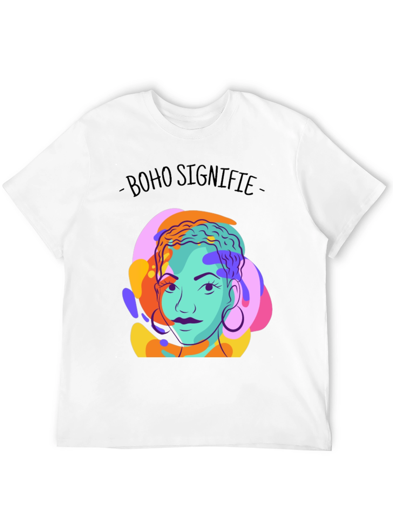 Black Boho Signifie Graphic Tee - Stylish Unisex T-Shirt view 12