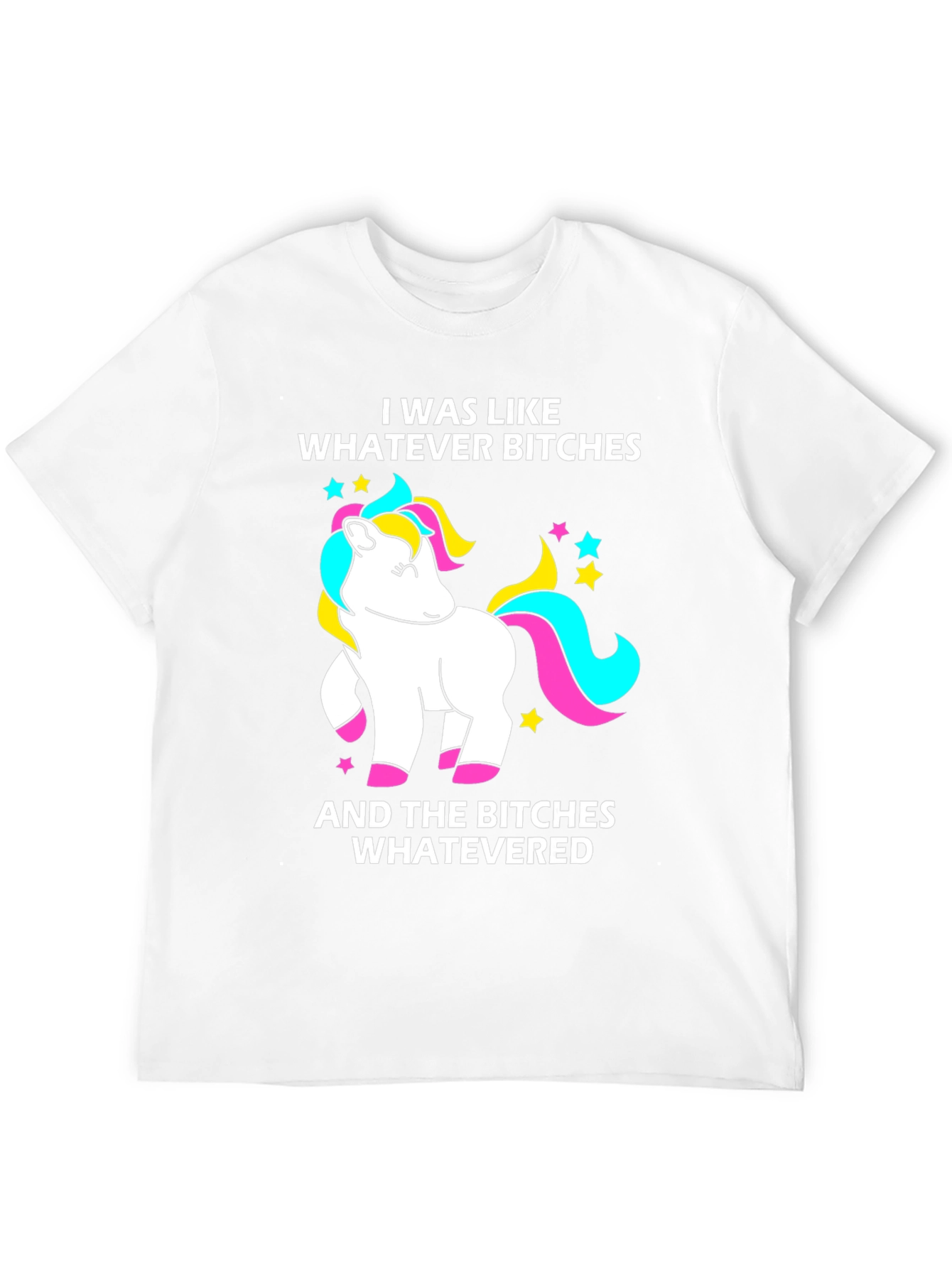 Black Unicorn Graphic Tee - I Was Like Whatever view 12