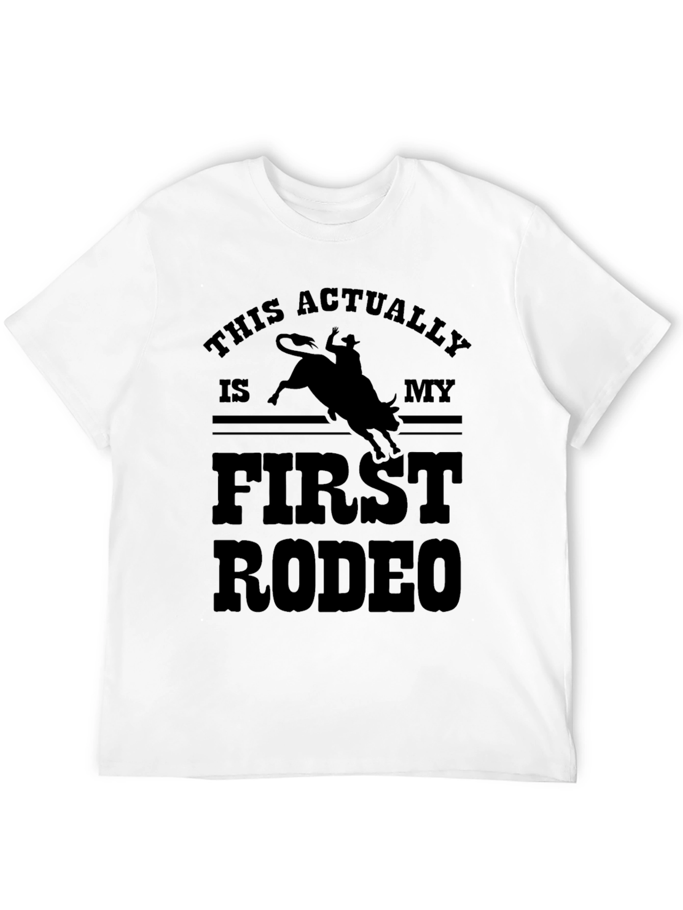 Black First Rodeo Graphic Tee - Black view 12
