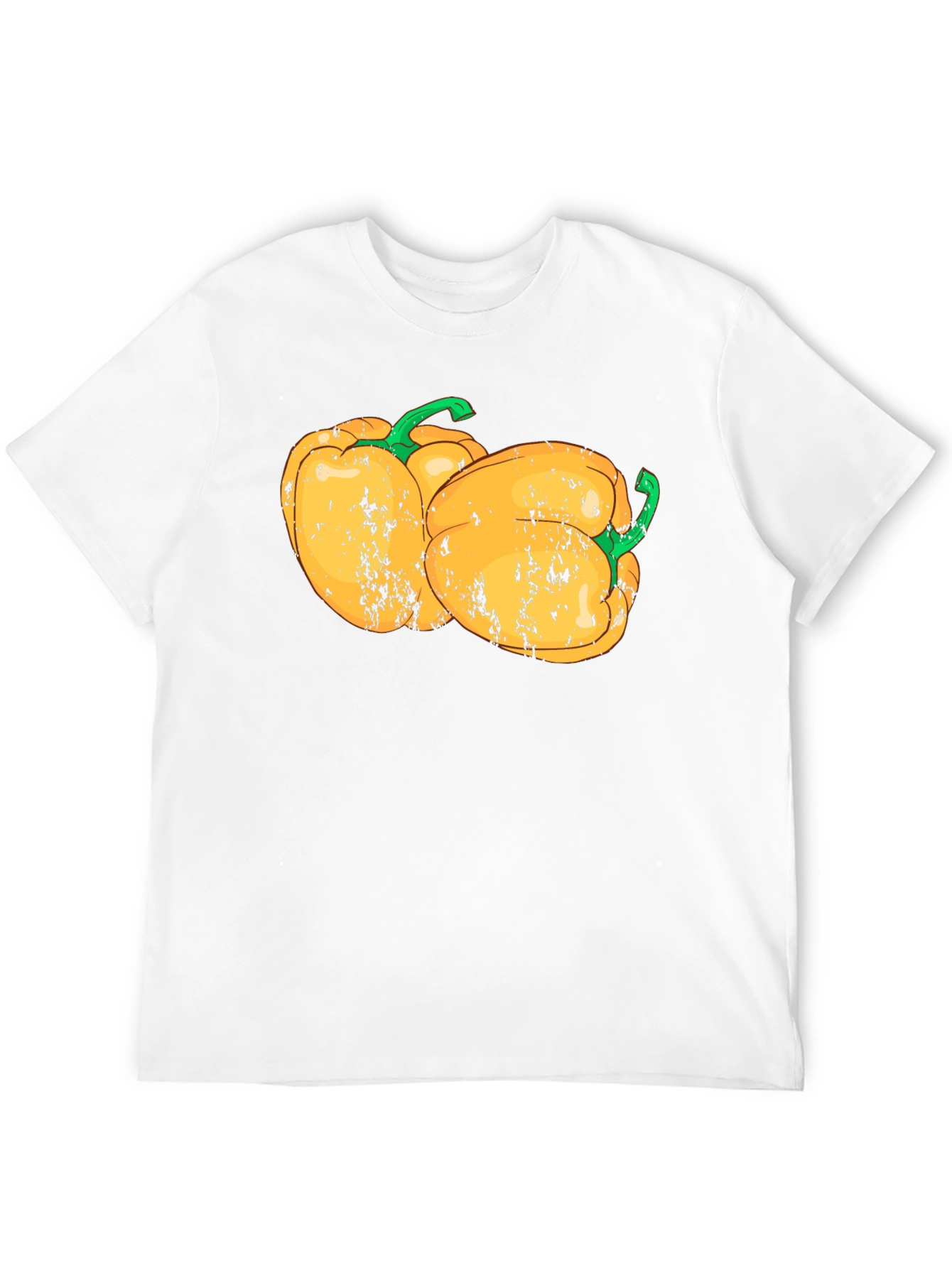 Black Yellow Pepper Graphic T-Shirt view 12