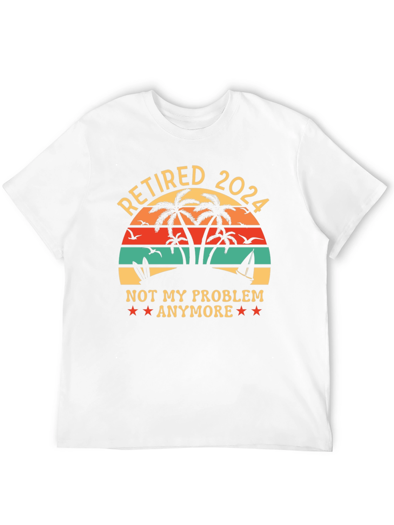 Black Retired 2024 Graphic T-Shirt view 12