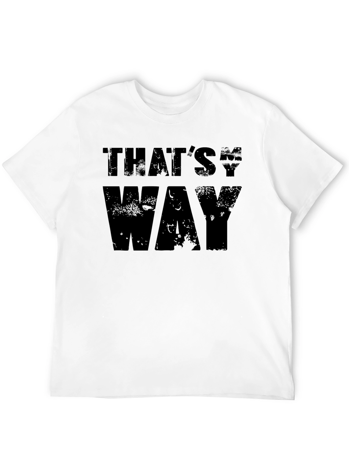 Black That's My Way Black Graphic Tee view 12