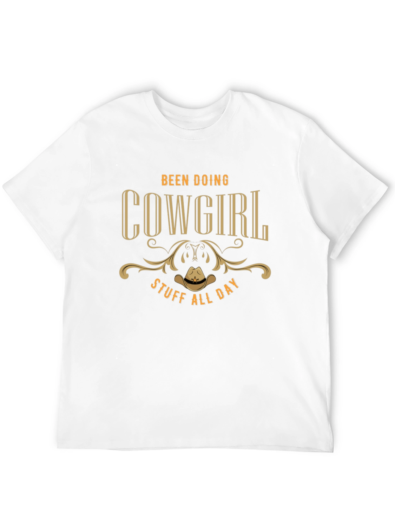 Black Cowgirl Stuff All Day T-Shirt view 12