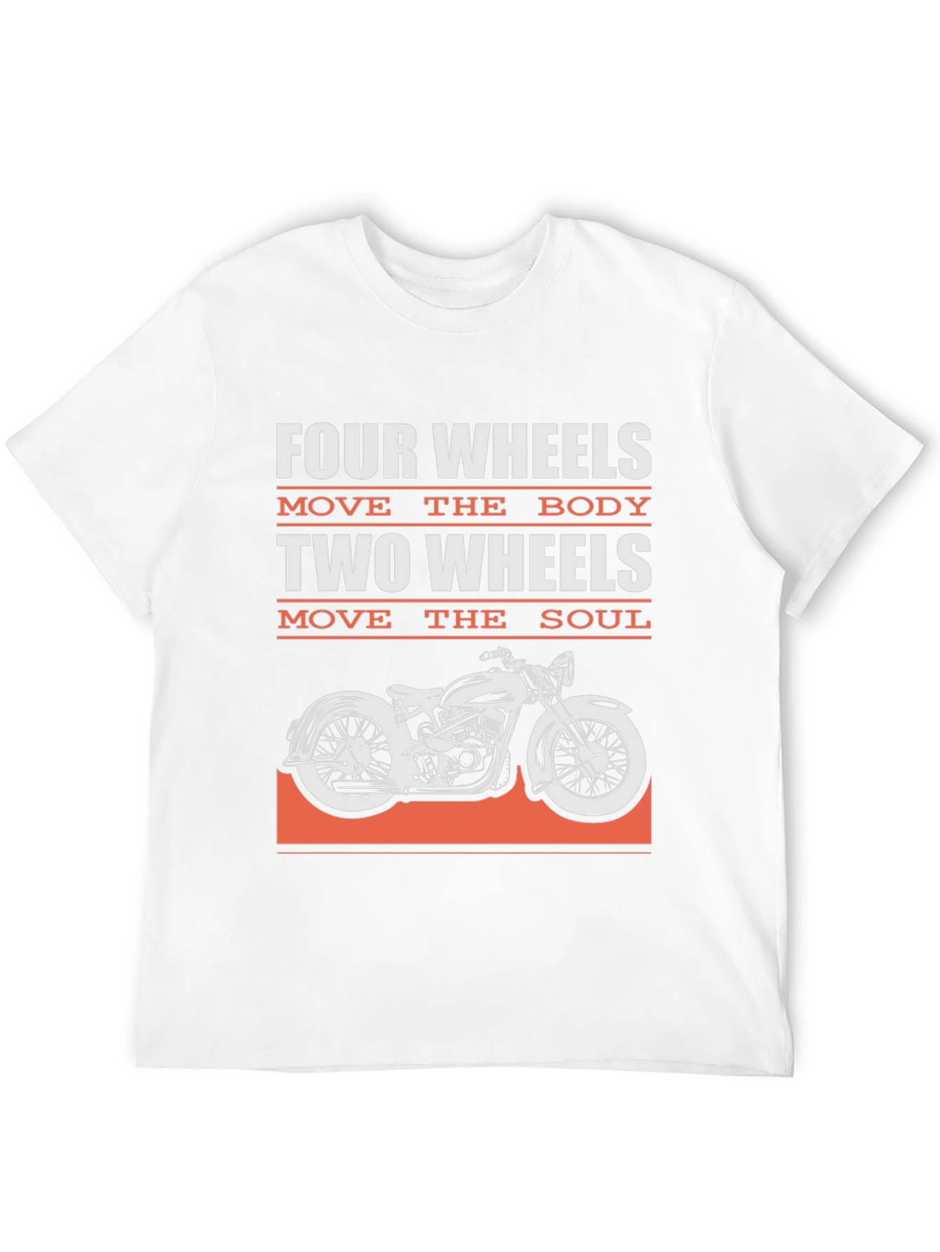 Black Two Wheels Move the Soul Graphic Tee view 12