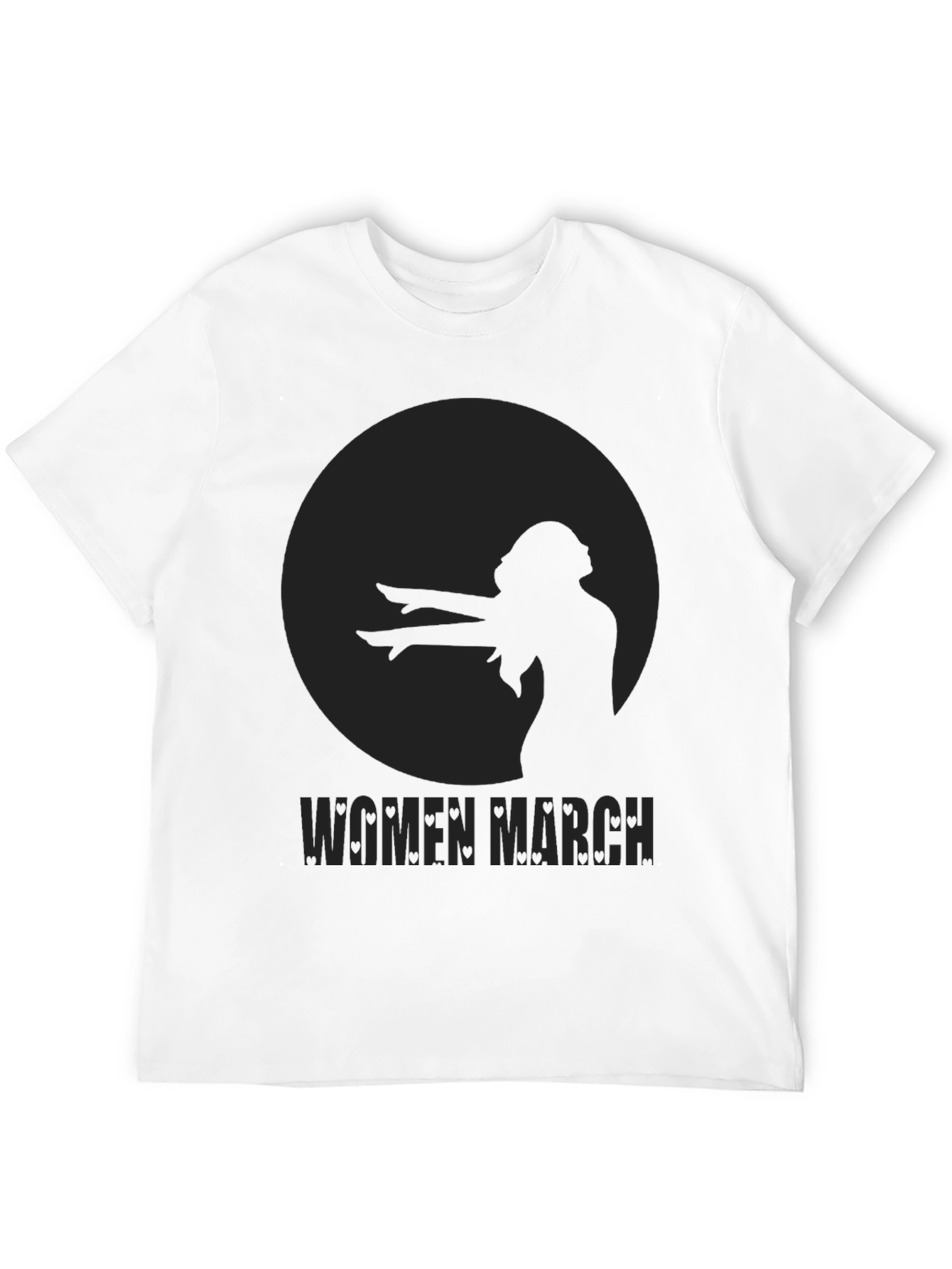 Black Women March Graphic Tee - Black view 12