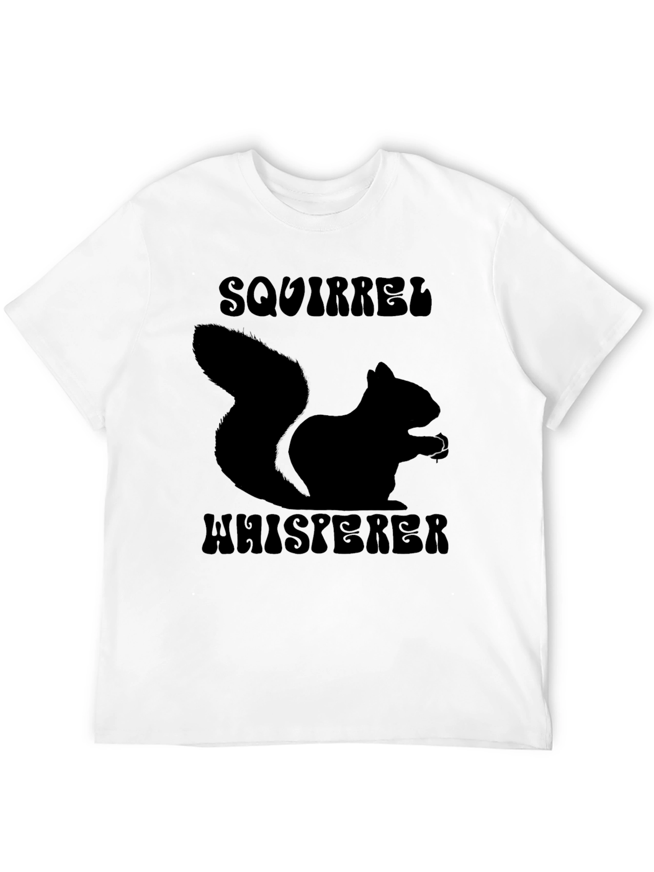 Black Squirrel Whisperer Graphic Tee - Black view 12