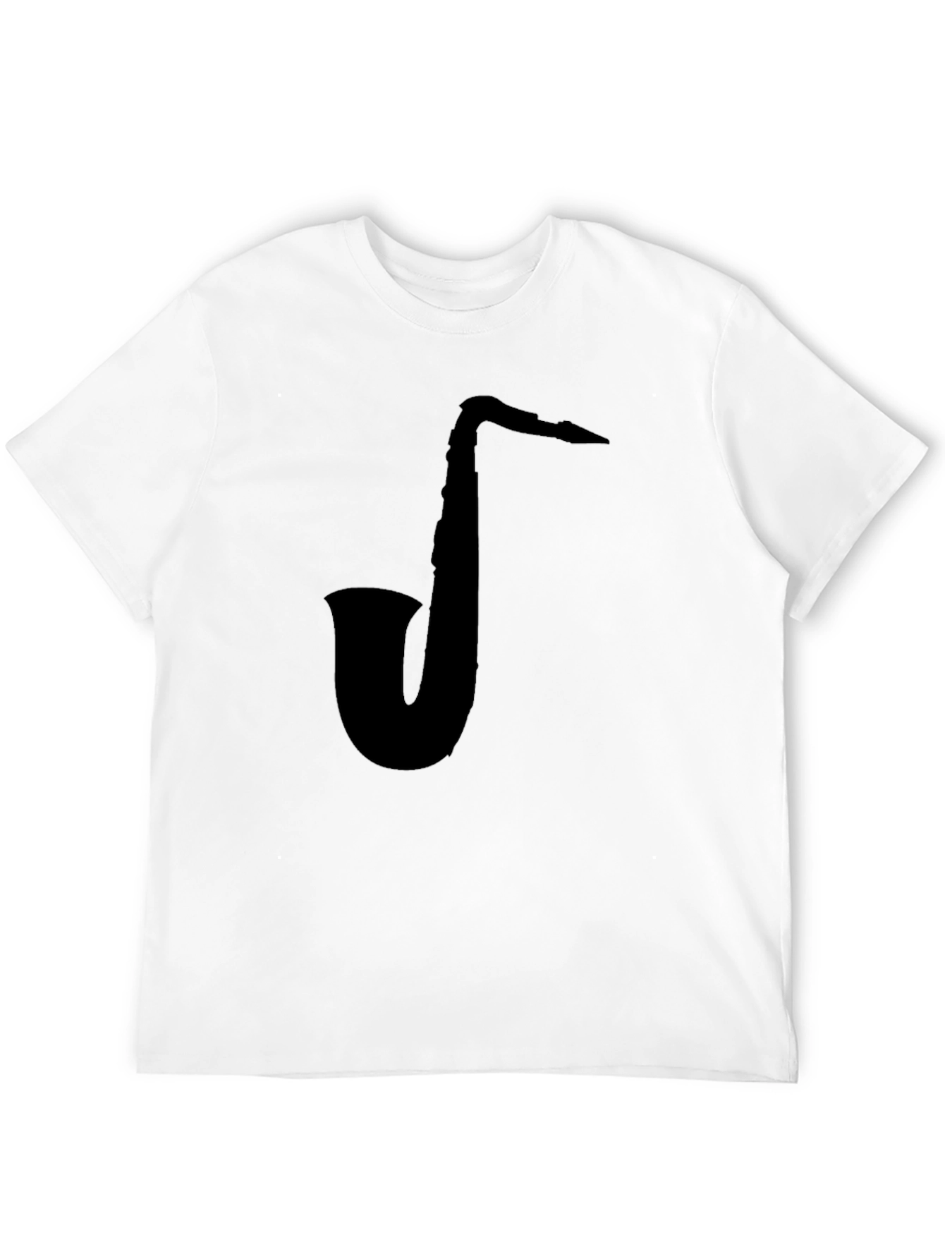 Black Saxophone Graphic T-Shirt view 12