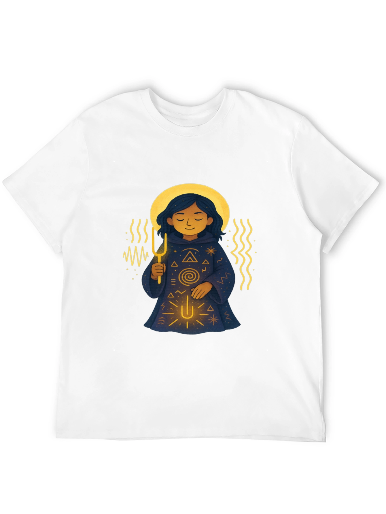 Black Stylish Graphic Print Black T-Shirt view 12