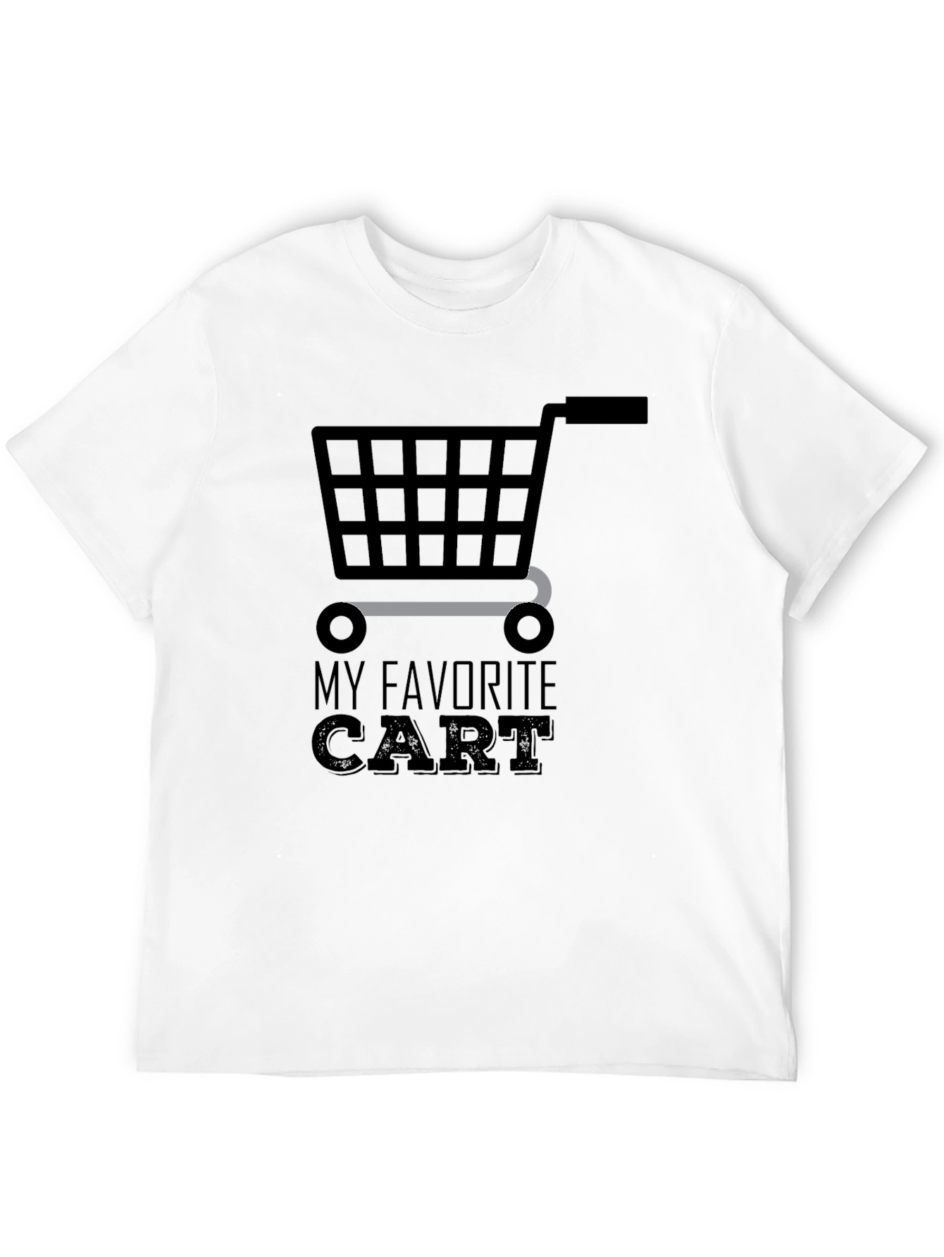 Black My Favorite Cart Graphic Tee - Unisex view 12
