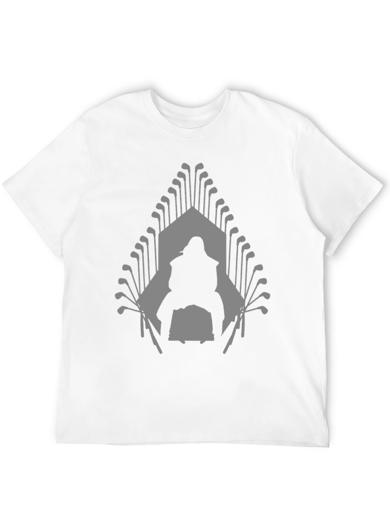 Black Golf Throne Graphic Tee - Stylish & Unique Design view 12