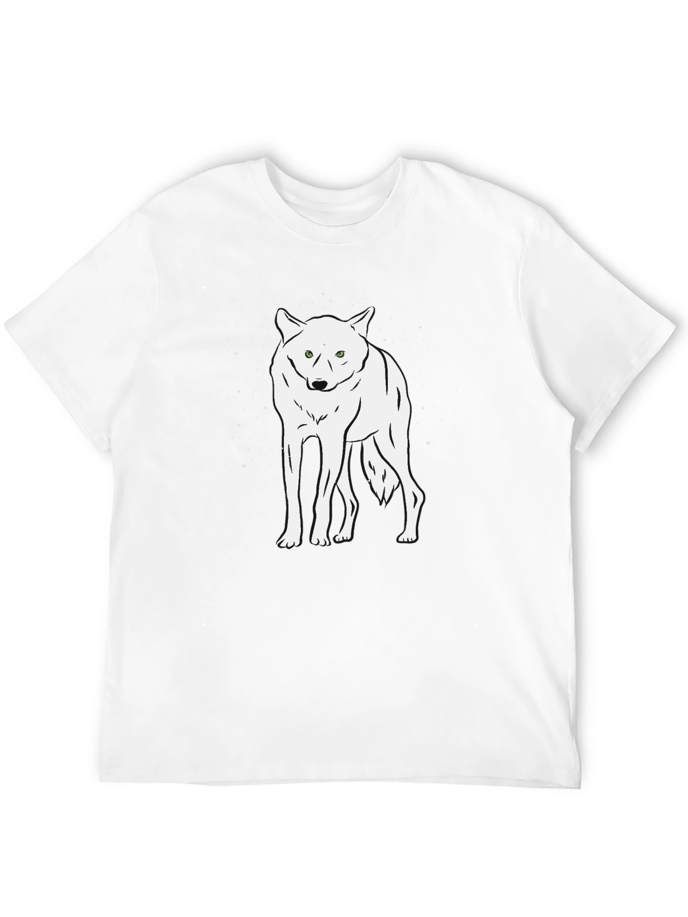 Black Black Wolf Graphic Tee - Stylish Casual Wear view 12