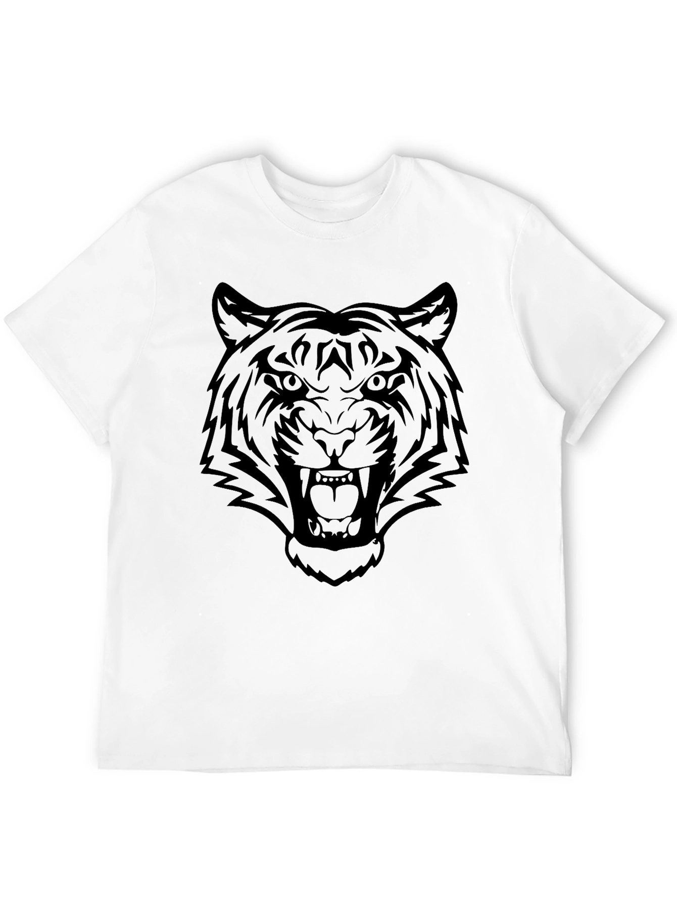 Black Black Tiger Graphic Tee - Men's Short Sleeve Shirt view 12