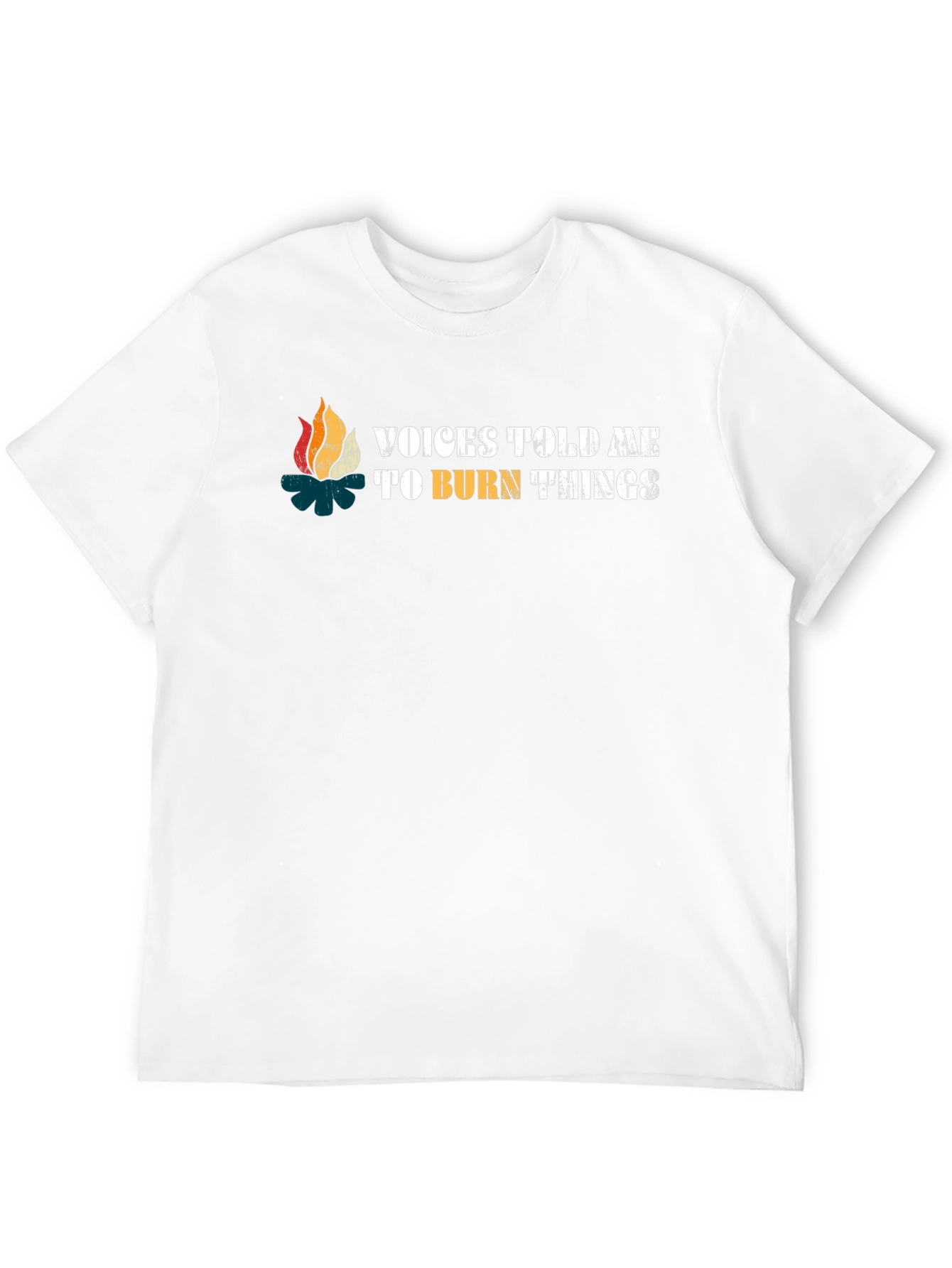 Black Voices Told Me To Burn Things Tee view 12