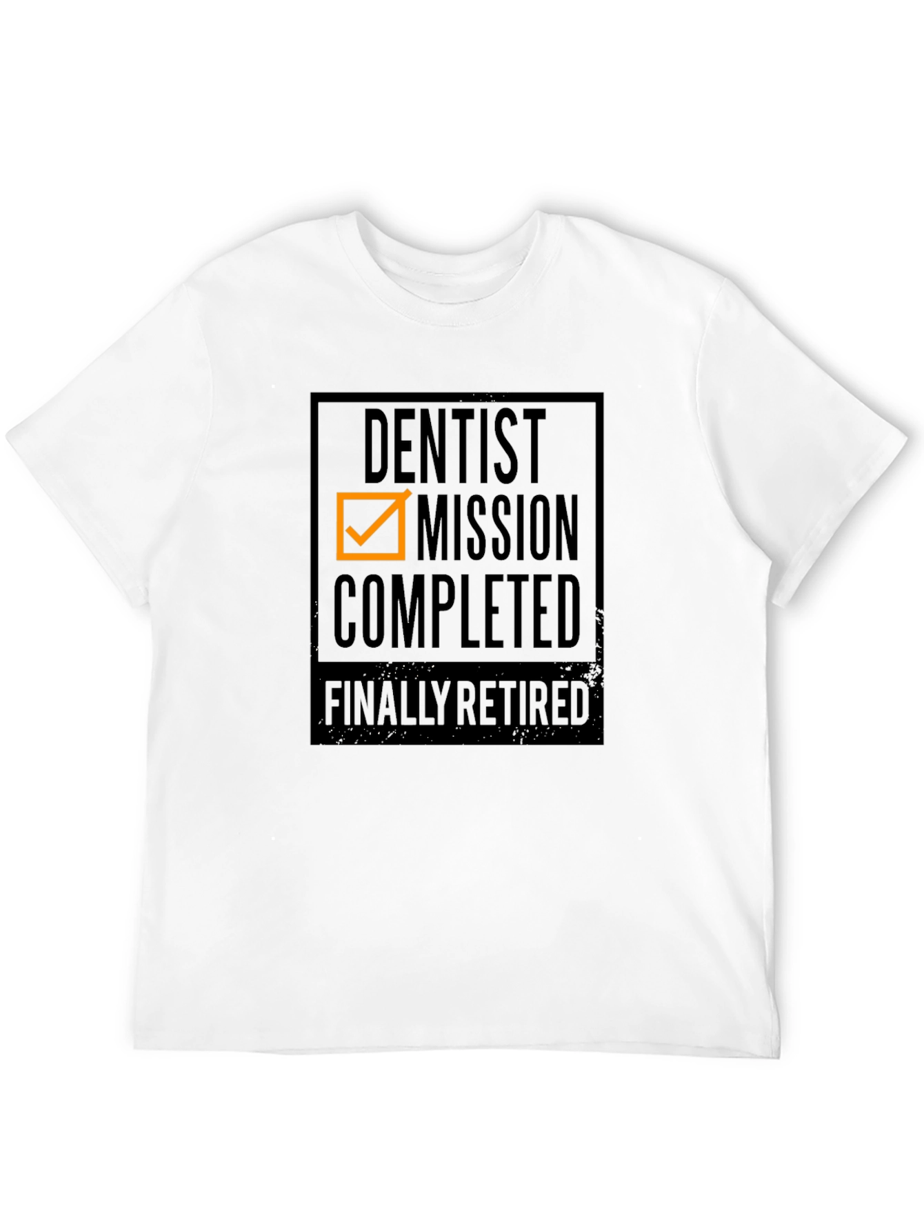 Black Dentist Mission Completed Retired Graphic Tee view 12