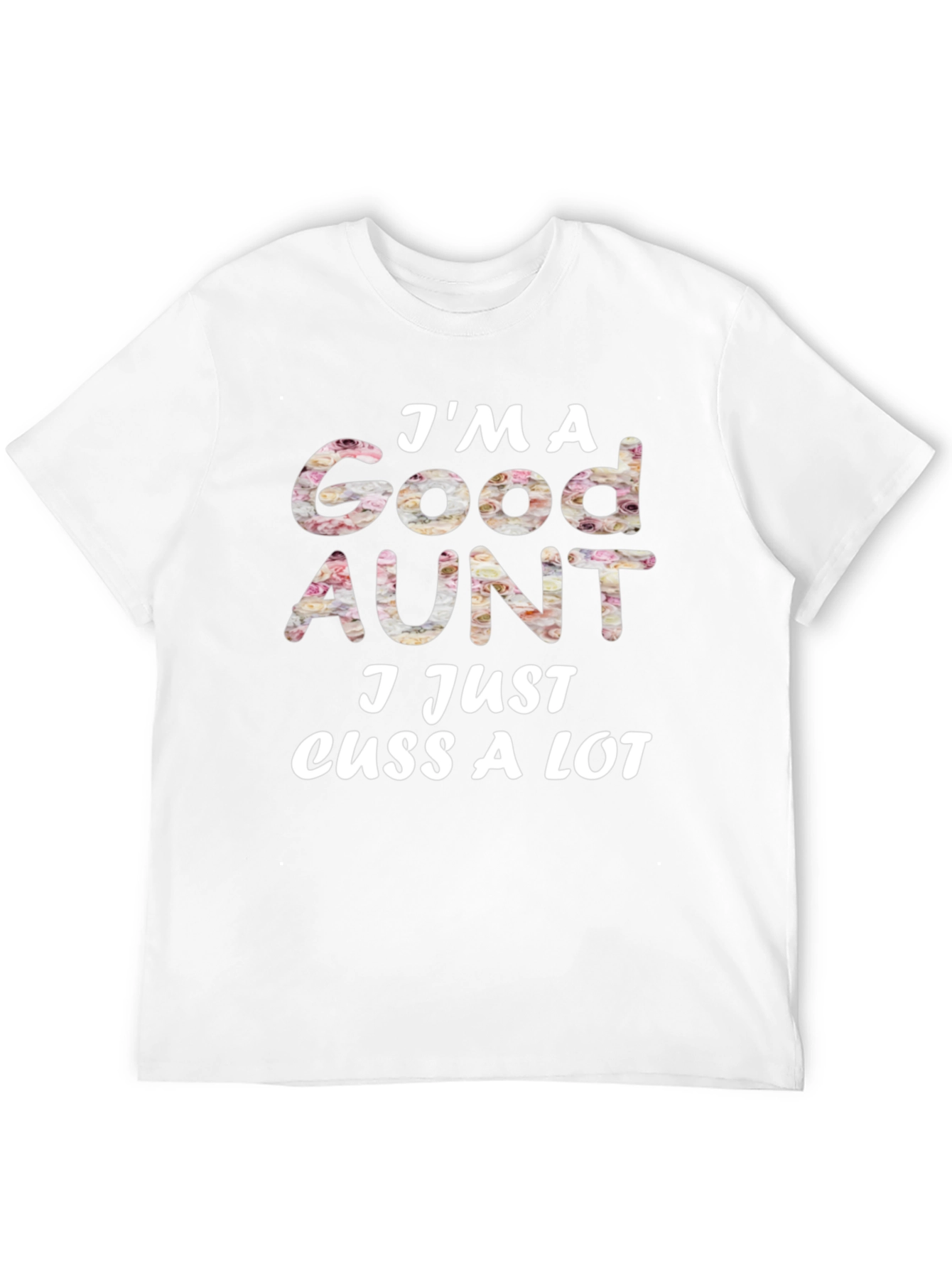 Black Funny "Good Aunt" Graphic Tee view 12