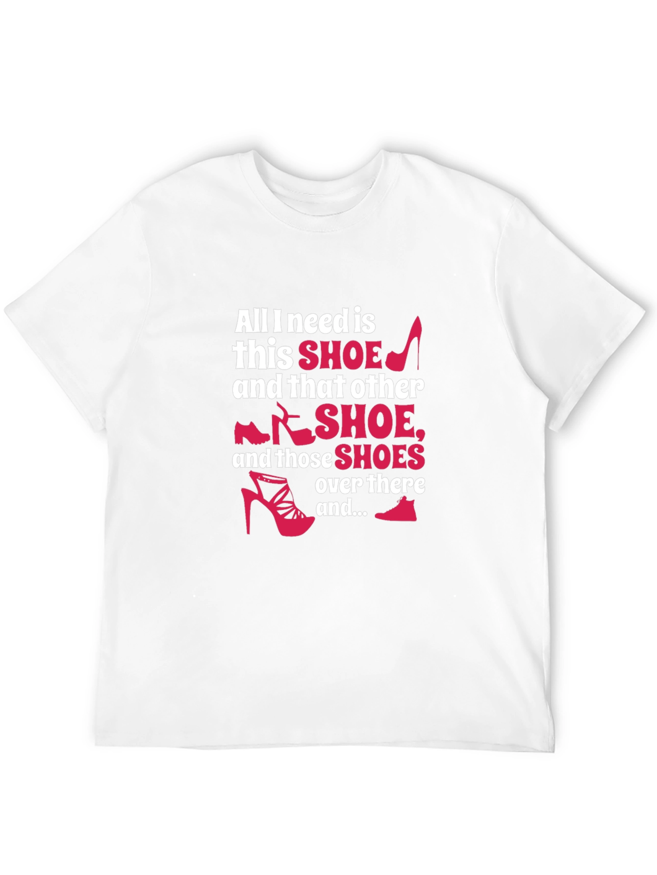 Black Shoe Lover T-Shirt - Funny Graphic Tee view 12