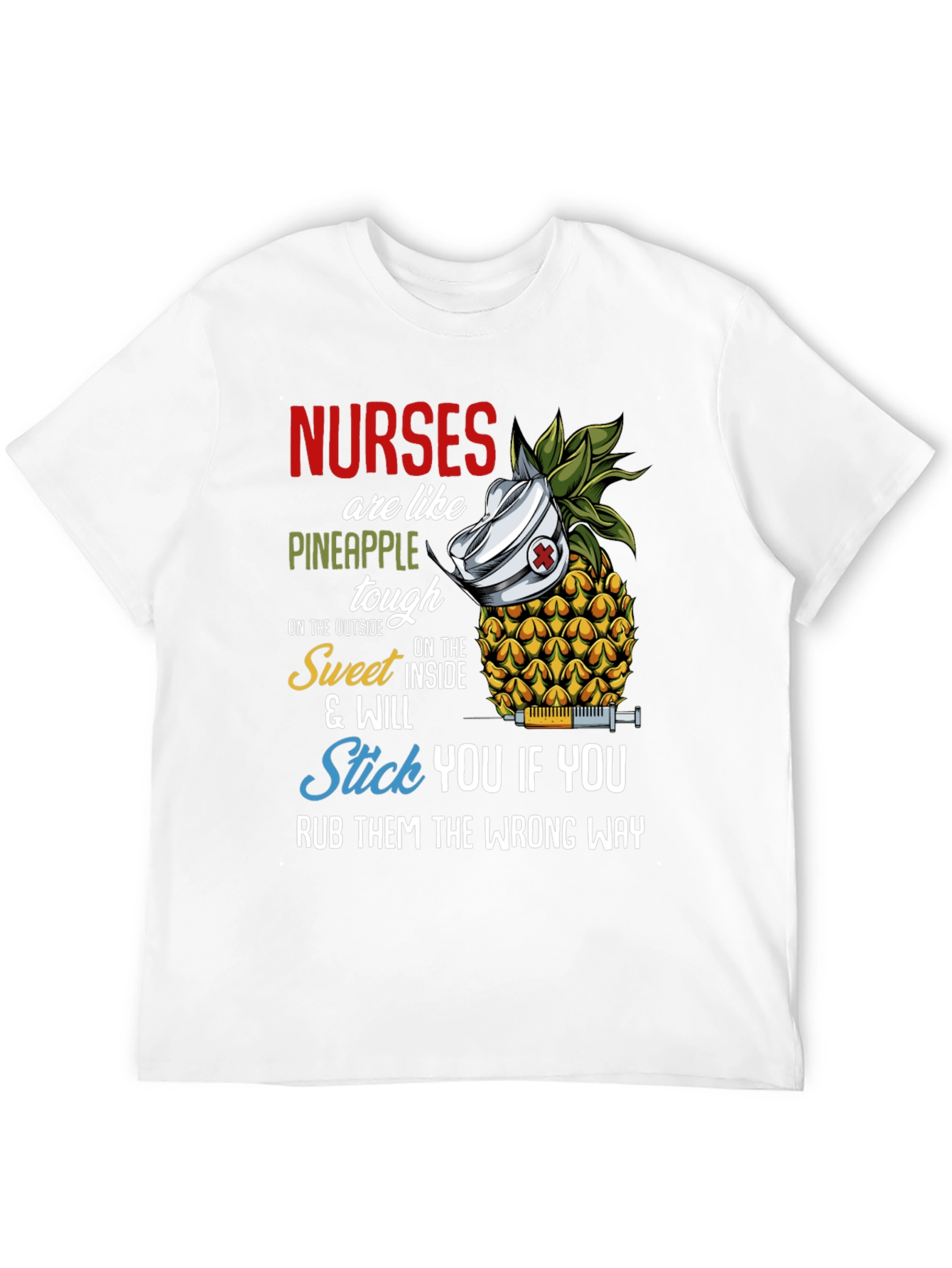 Black Nurses Are Like Pineapple Funny T-Shirt view 12