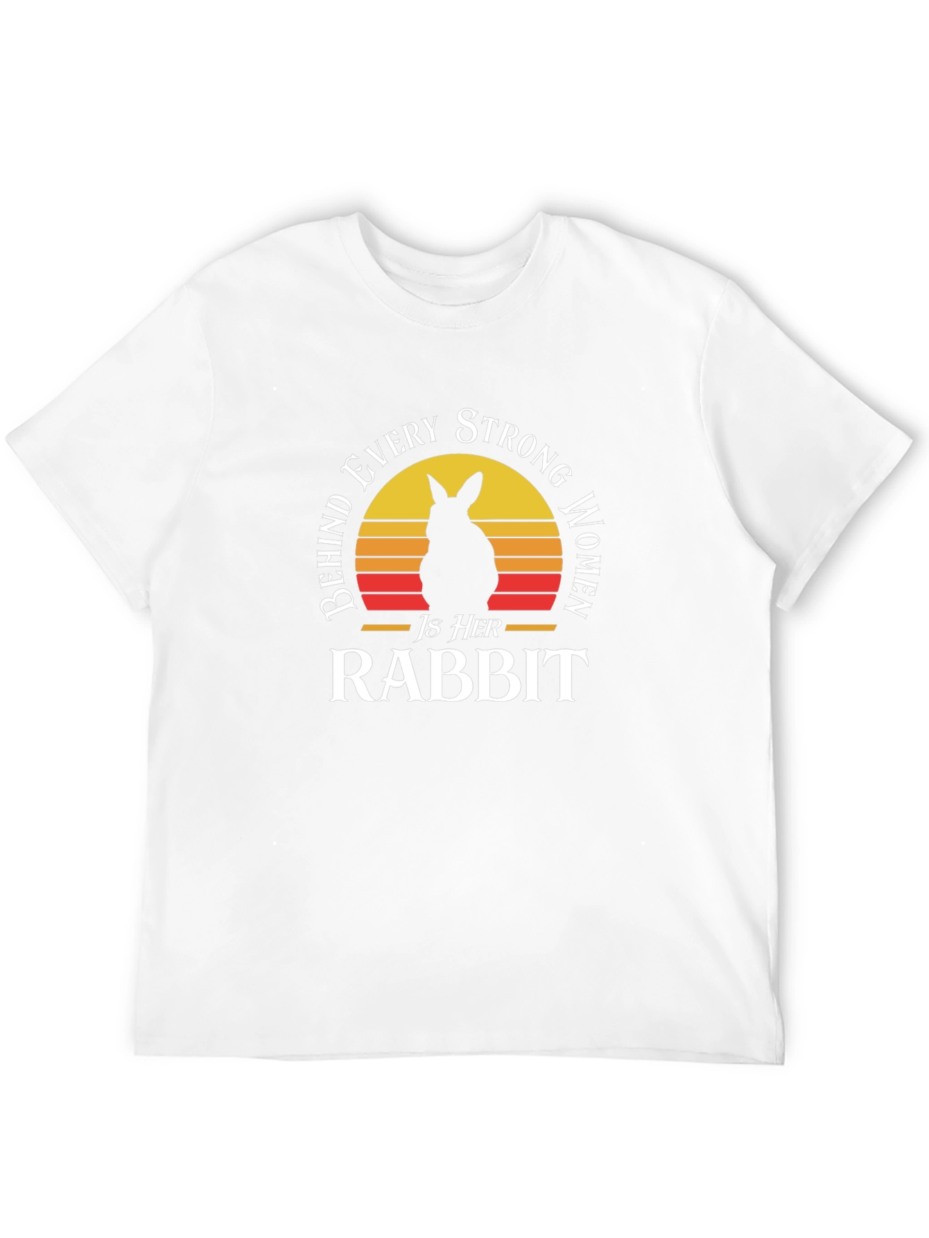Black Behind Every Strong Woman Is Her Rabbit T-Shirt view 12