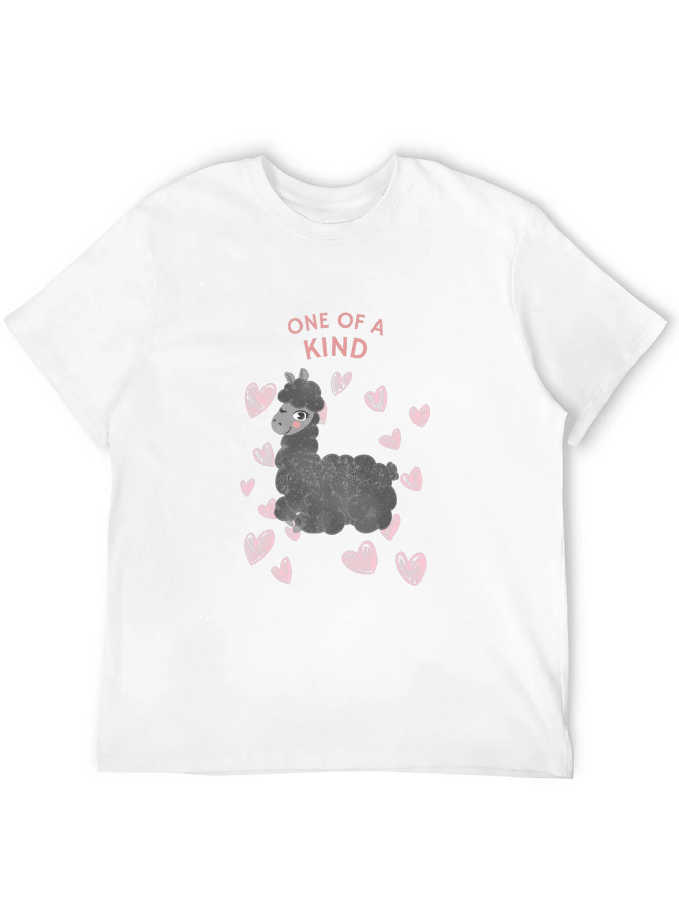 Black One of a Kind Llama T-Shirt view 12