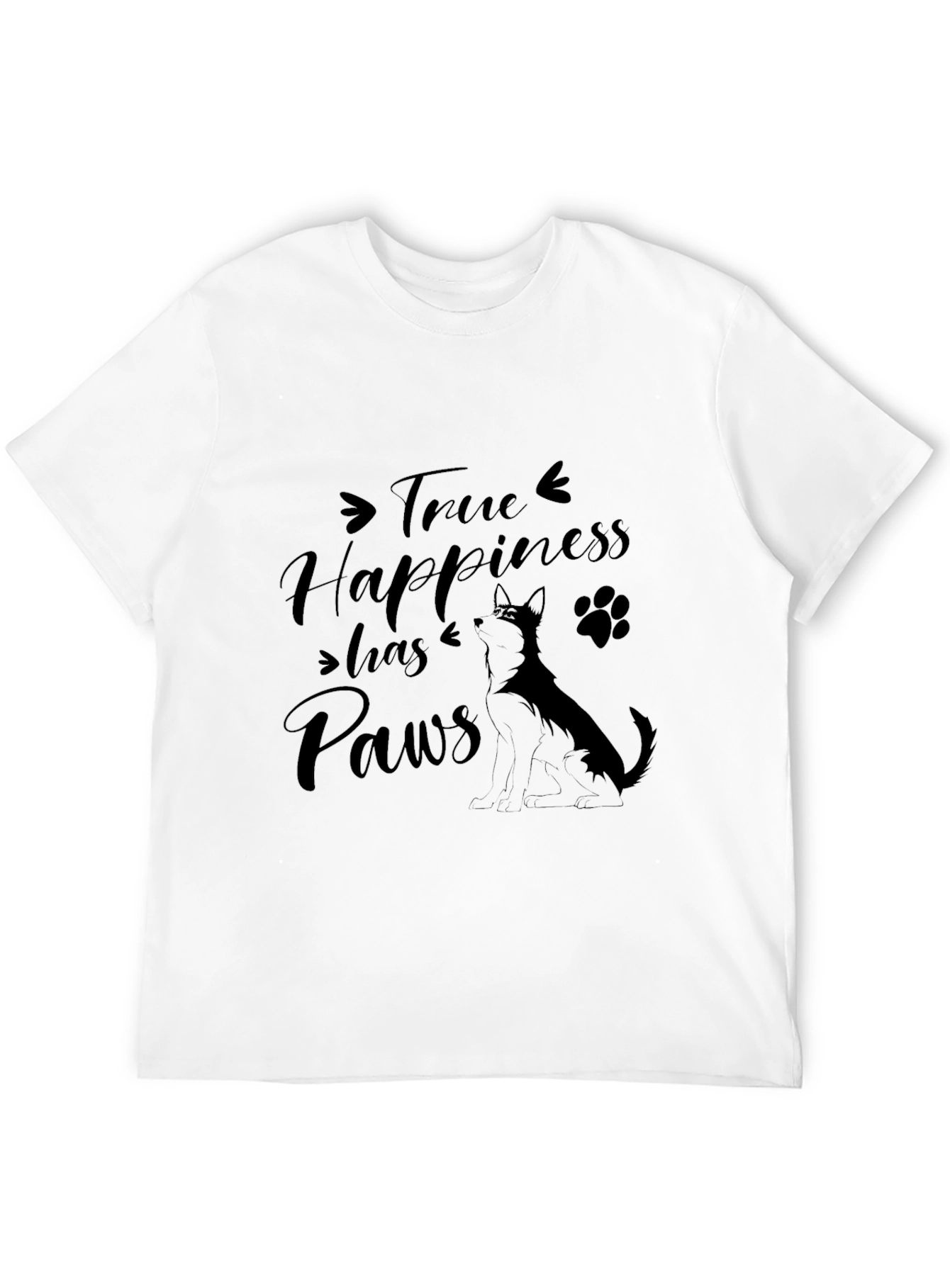 True Happiness Has Paws T-Shirt - 12