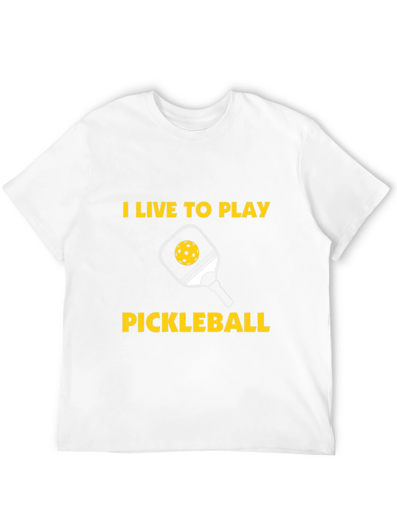 I Live to Play Pickleball Graphic T-Shirt - 12