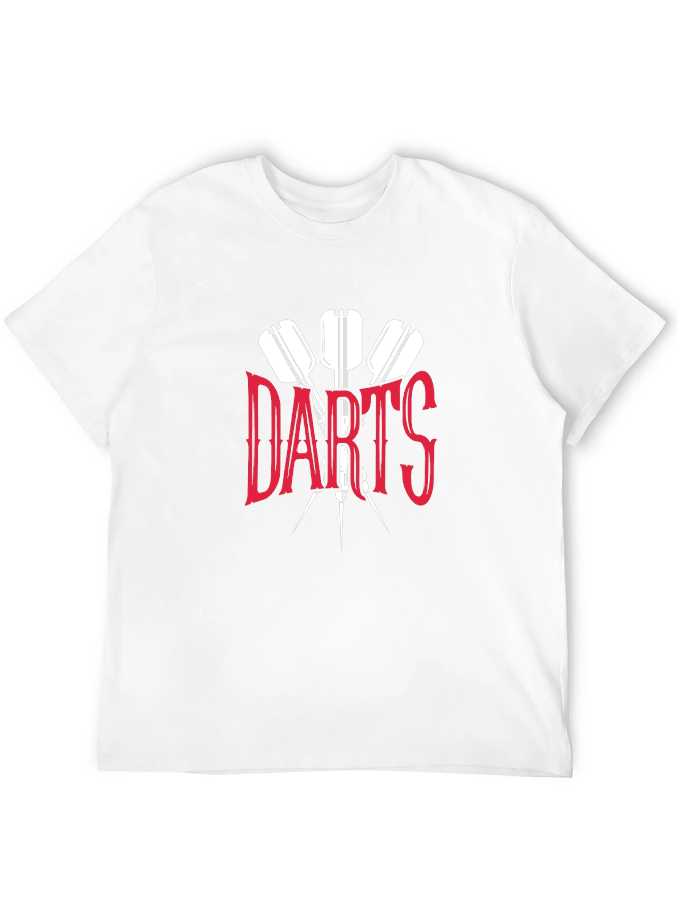 Black Darts Graphic T-Shirt - Black Casual Tee for Dart Players view 12