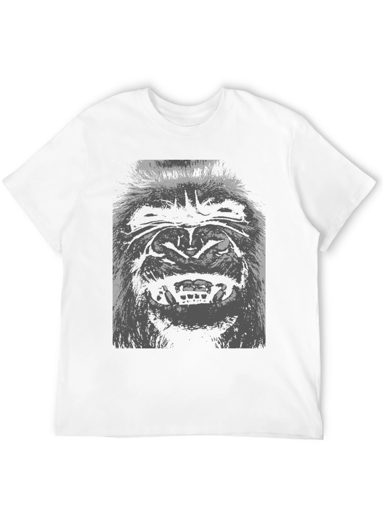 Black Bigfoot Graphic Tee - Black Cotton T-Shirt view 12