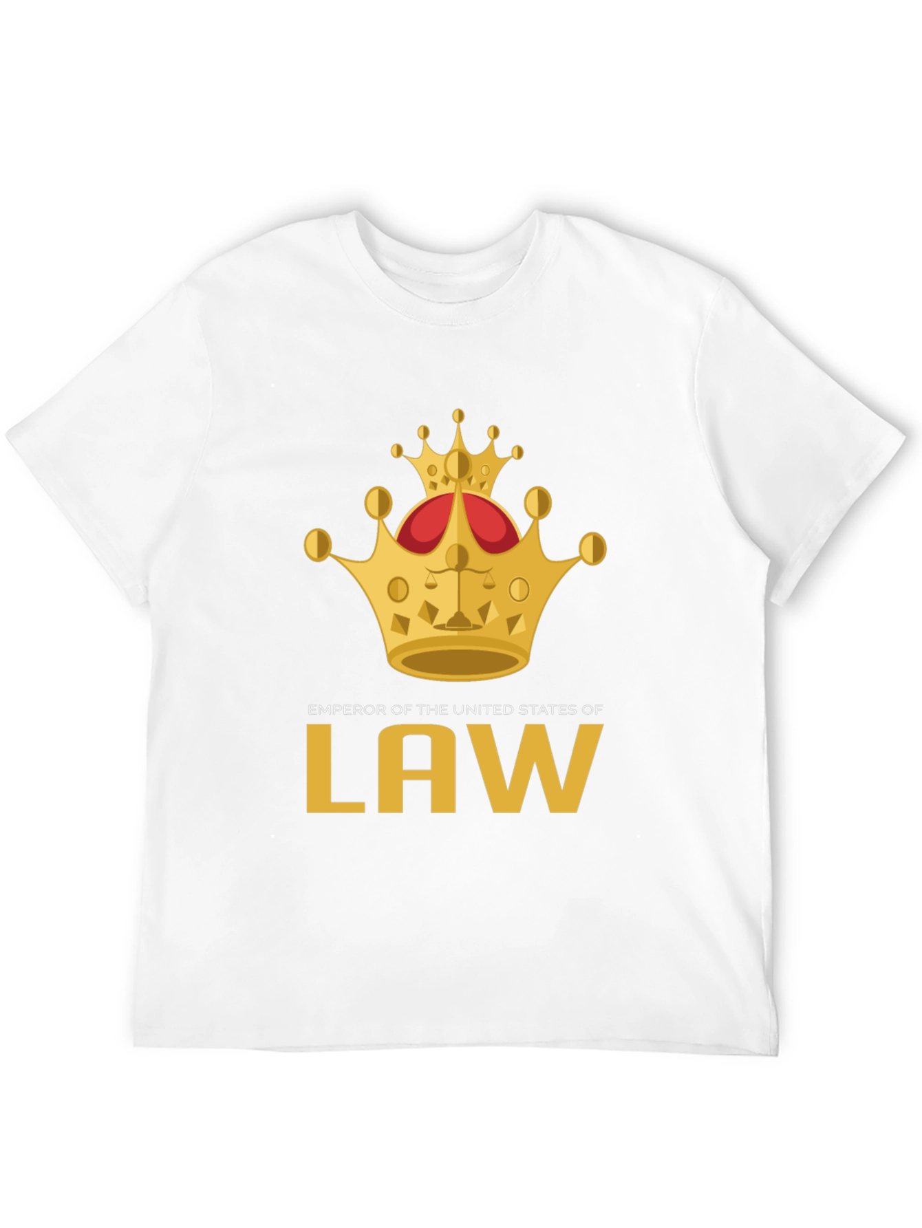 Black Emperor of the United States of Law T-Shirt view 12