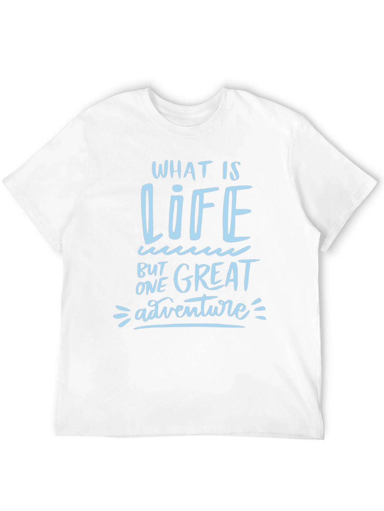 Black Life is One Great Adventure Black Graphic Tee view 12