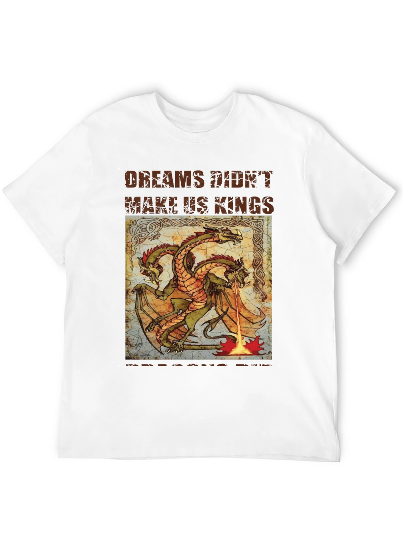 Black Dreams Didn't Make Us Kings Dragon Graphic Tee view 12