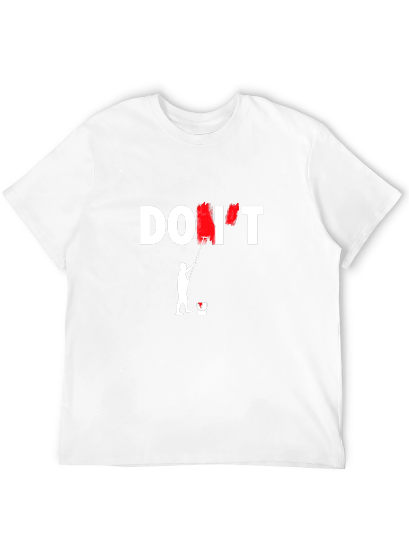 Black Funny Don't Do It T-Shirt - Novelty Graphic Tee view 12