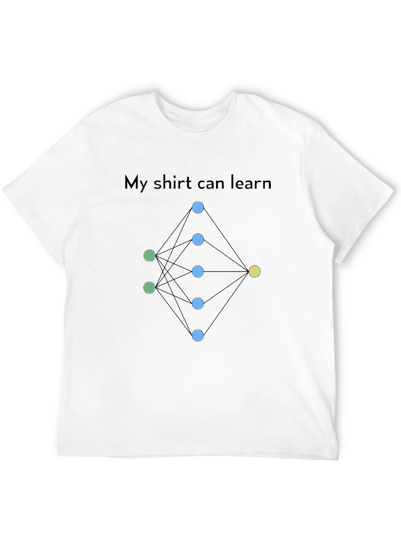 Black My Shirt Can Learn - Neural Network T-Shirt view 12