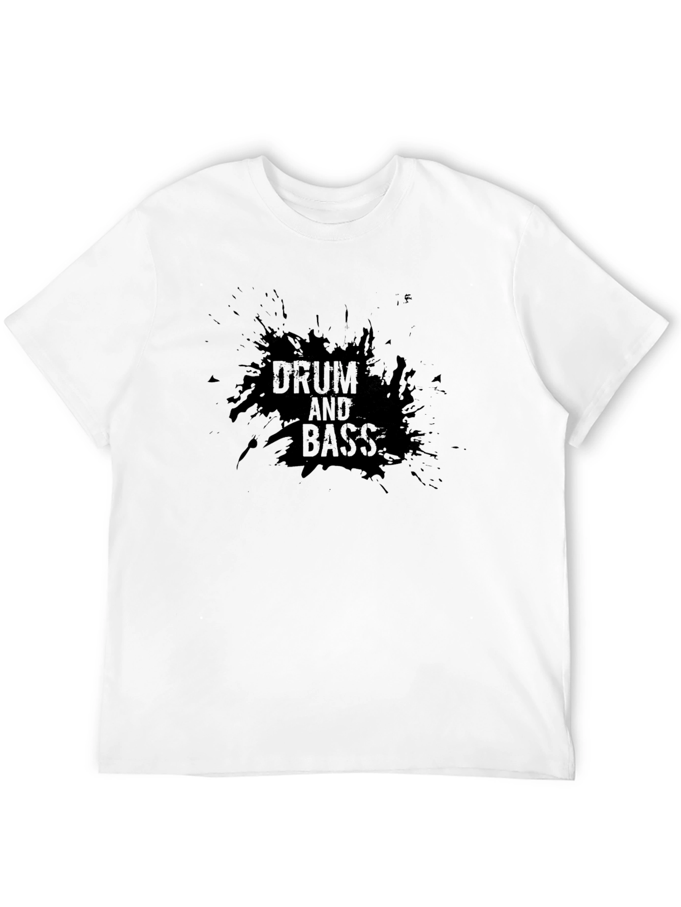 Black Drum and Bass T-Shirt - Black Music Tee view 12