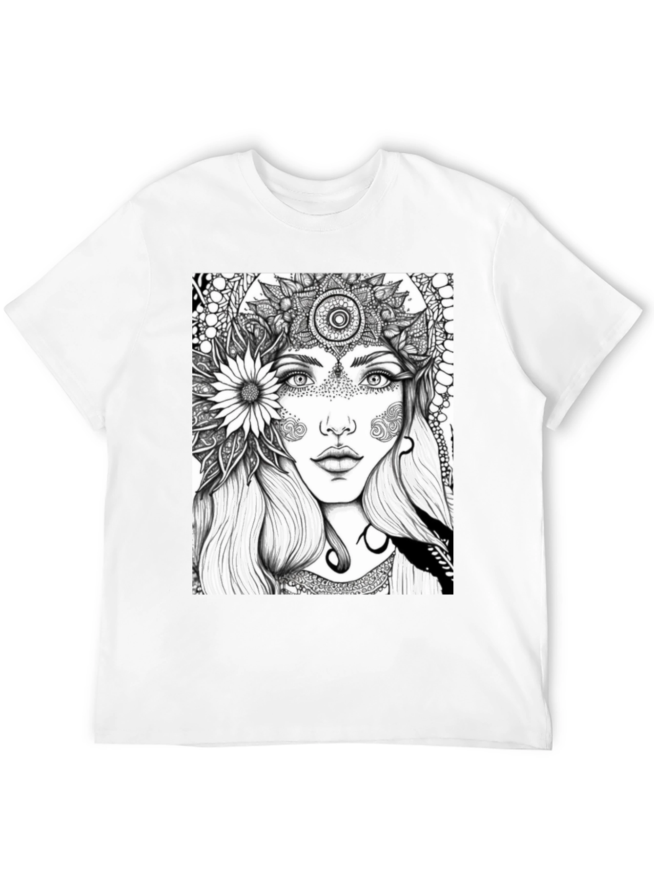 Black Mystic Woman Graphic Tee - Black view 12