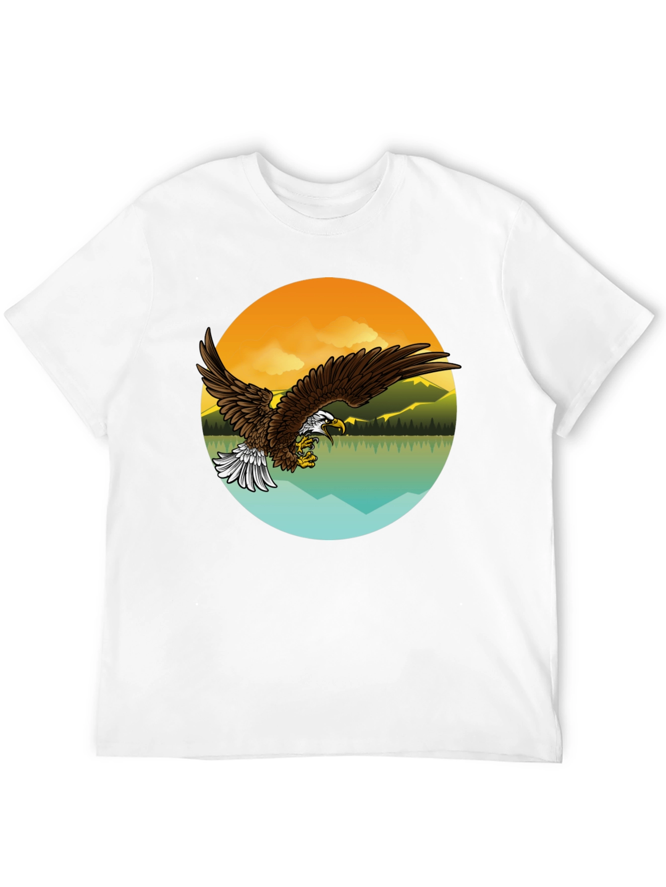 Black Eagle Mountain Graphic Tee - Black view 12