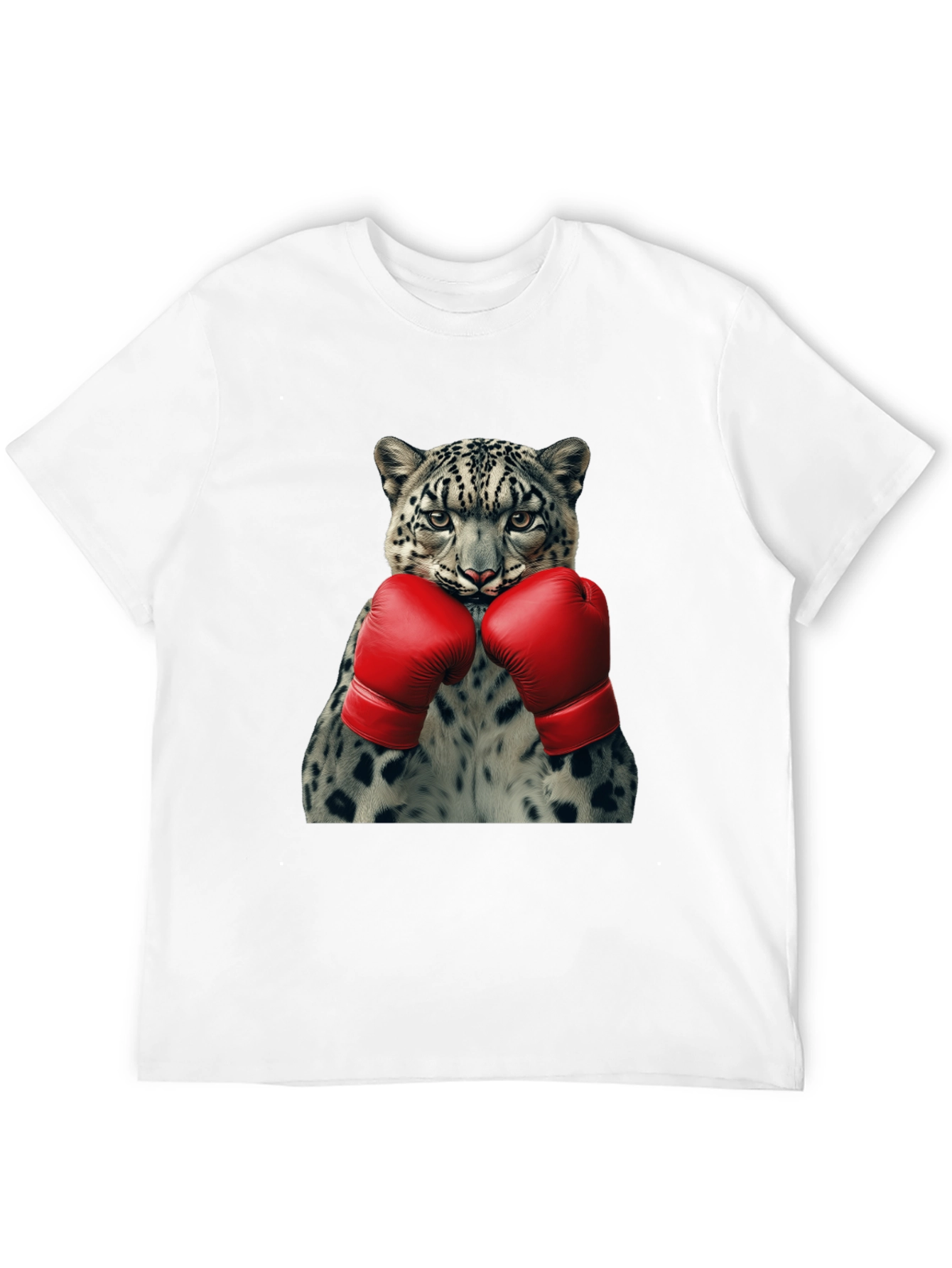 Black Leopard Boxer Graphic Tee - Punchy Style! view 12