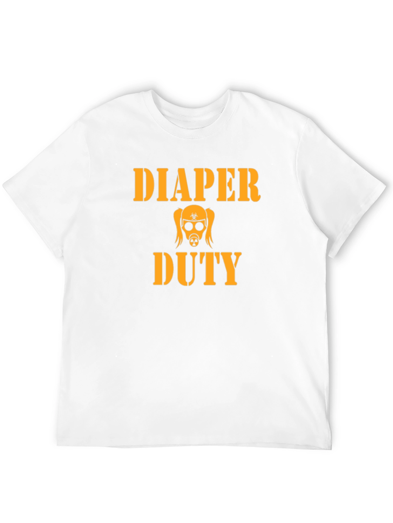 Black Diaper Duty Funny Graphic T-Shirt - Novelty Humor Tee view 12