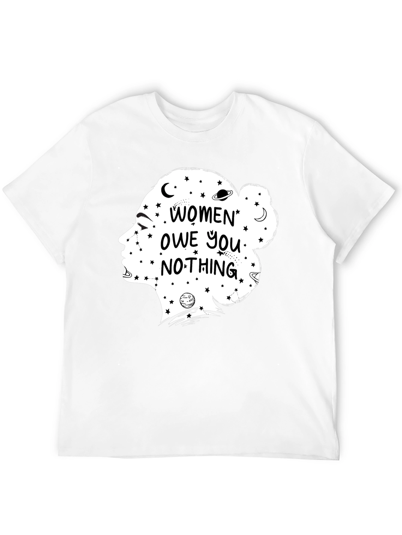 Black Women Owe You Nothing Graphic T-Shirt view 12