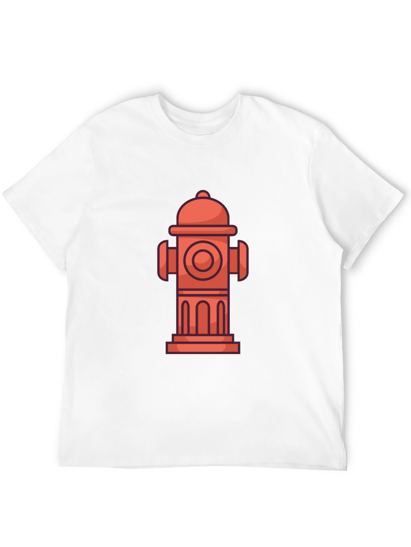 Black Fire Hydrant Graphic Tee - Cool Cartoon Style view 12