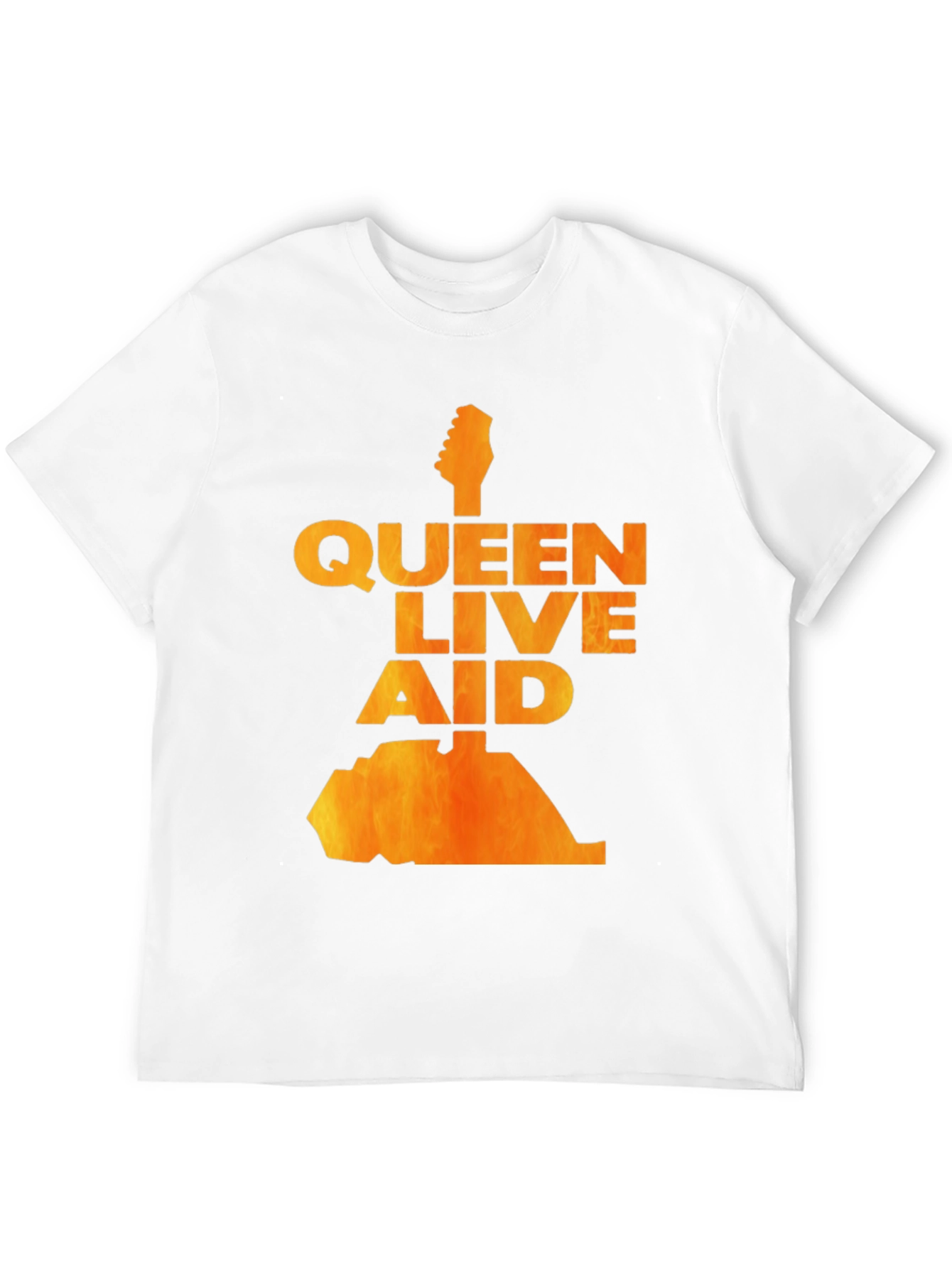 Queen Live Aid Graphic Tee - Rock Band Concert T-Shirt - 12