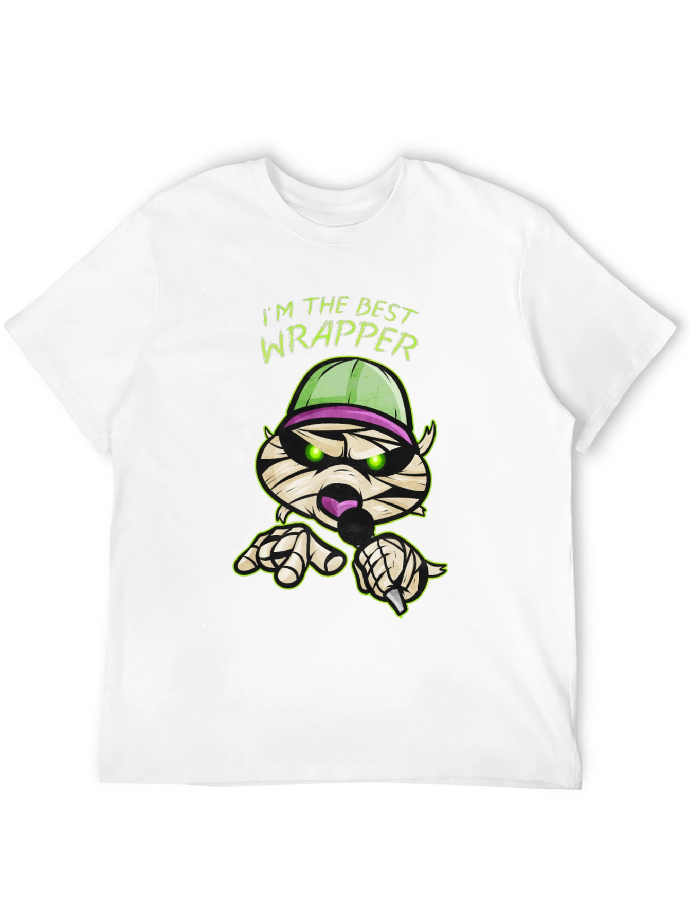 Black Best Wrapper Graphic T-Shirt - Funny Halloween Tee view 12