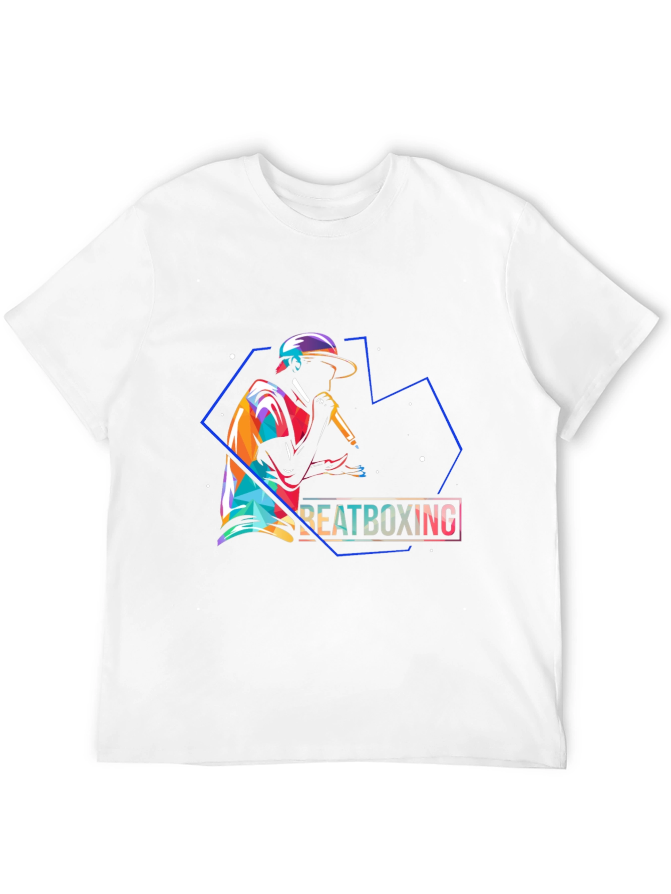 Black Beatboxing T-Shirt - Vibrant Music Graphic Tee view 12