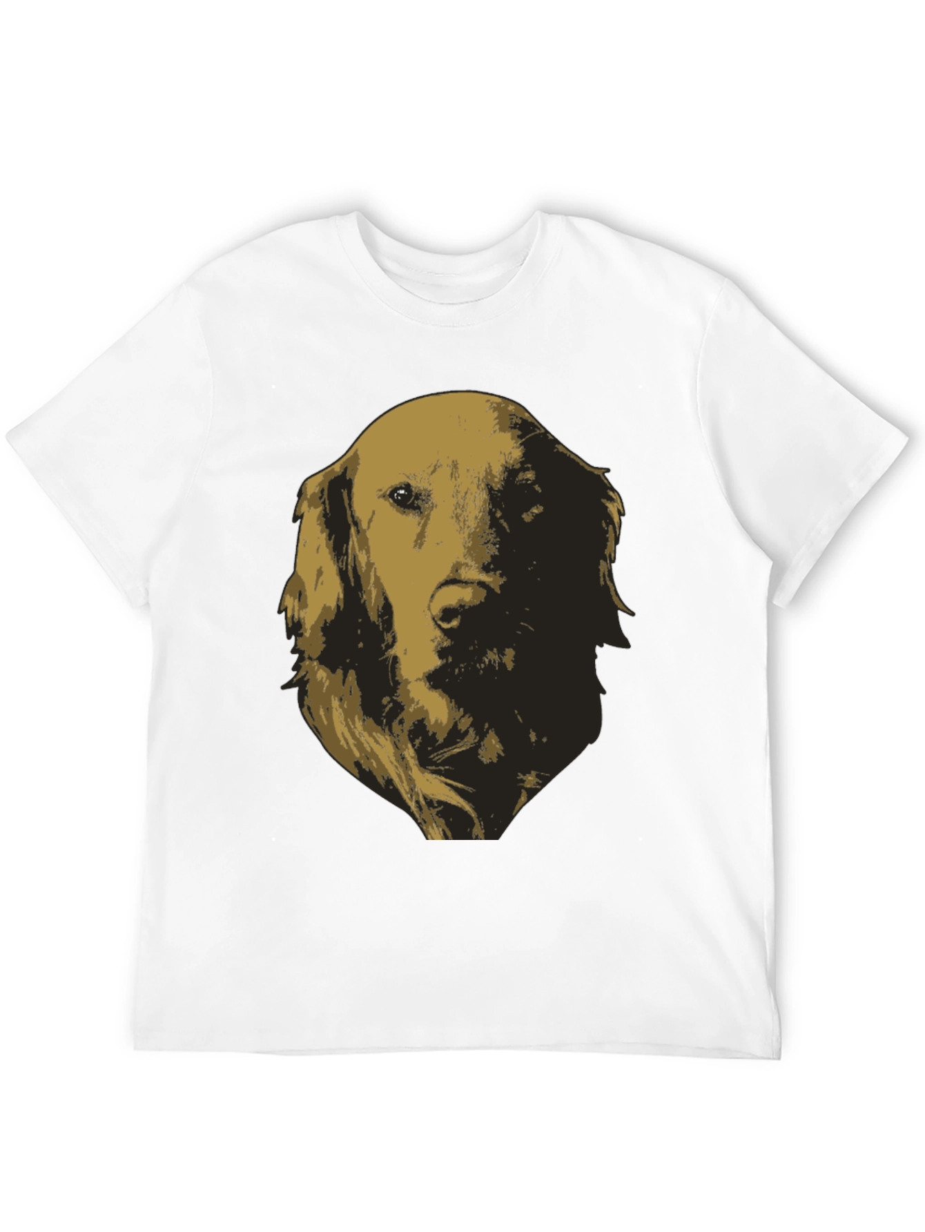 Black Golden Retriever Dog Graphic Tee view 12