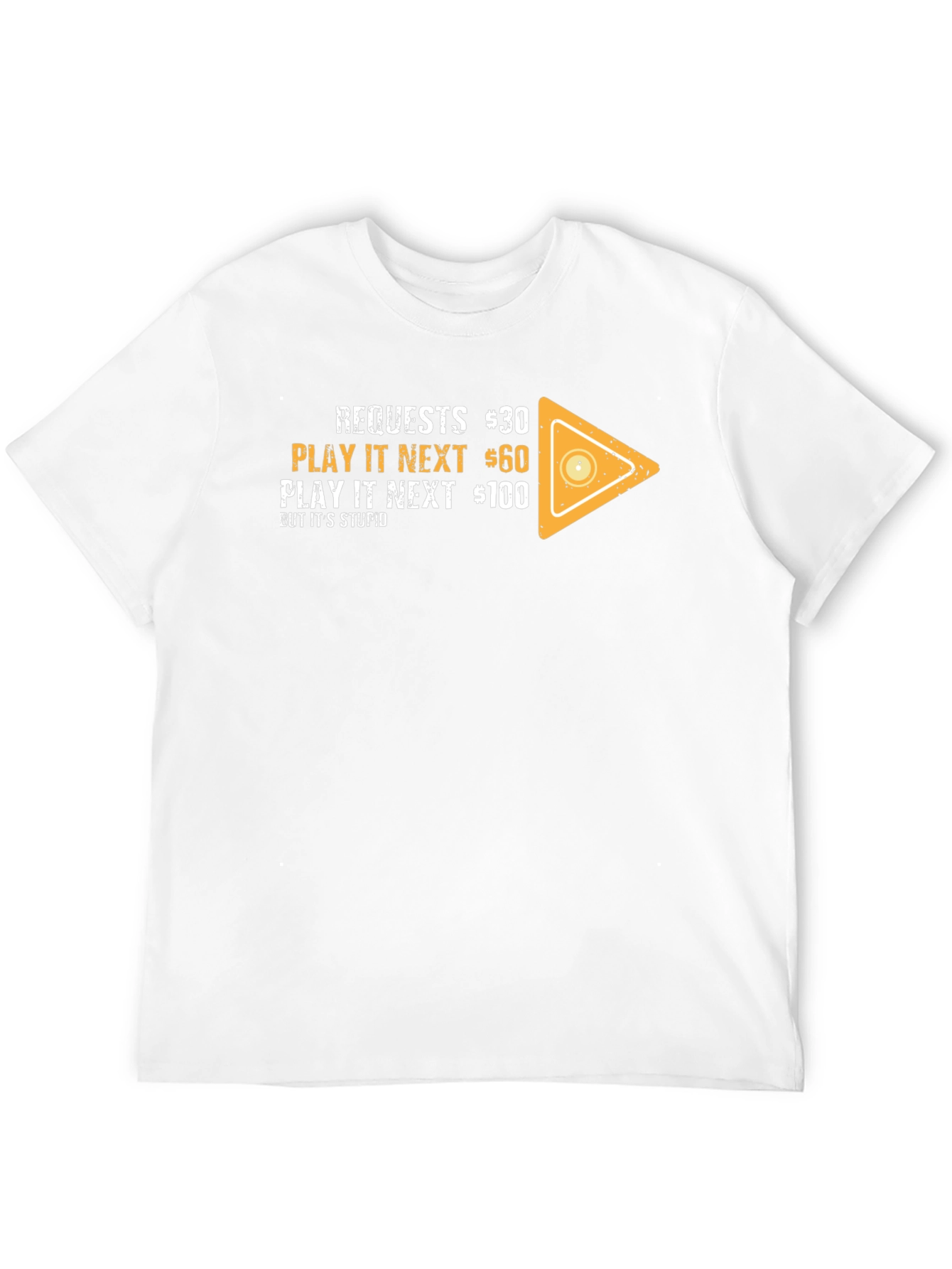 Black Requests Play It Next Tee - Unique Design view 12