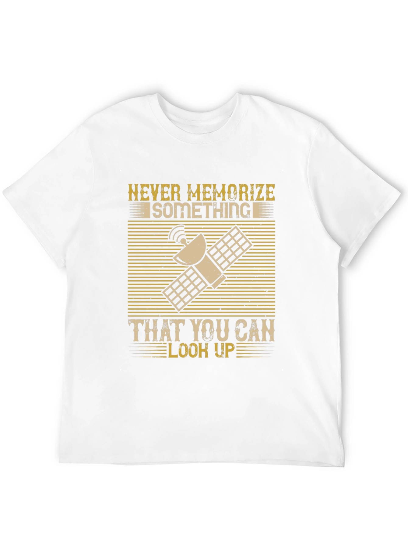 Black Never Memorize T-Shirt - Look It Up! view 12