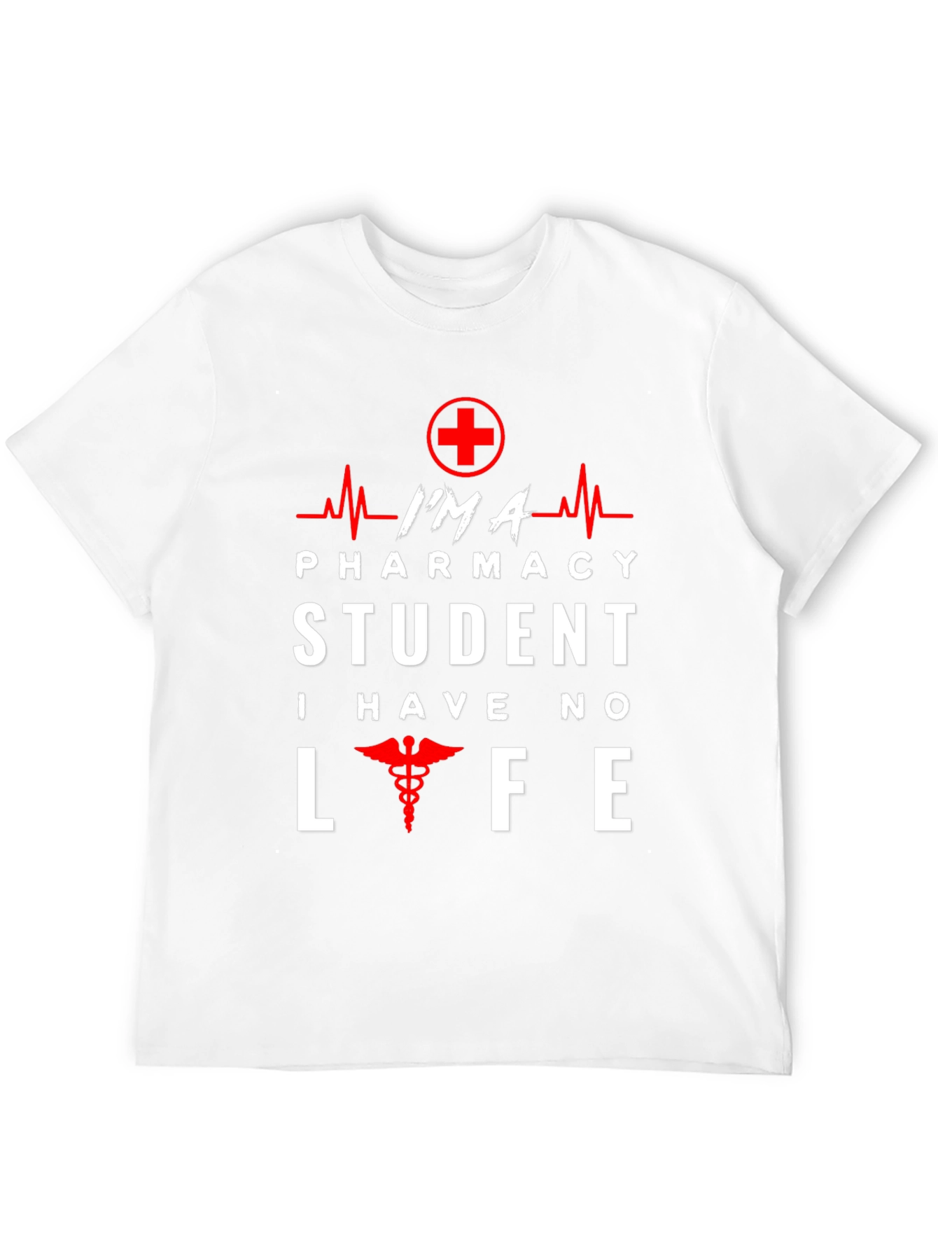 Black Pharmacy Student T-Shirt - No Life Funny Design view 12