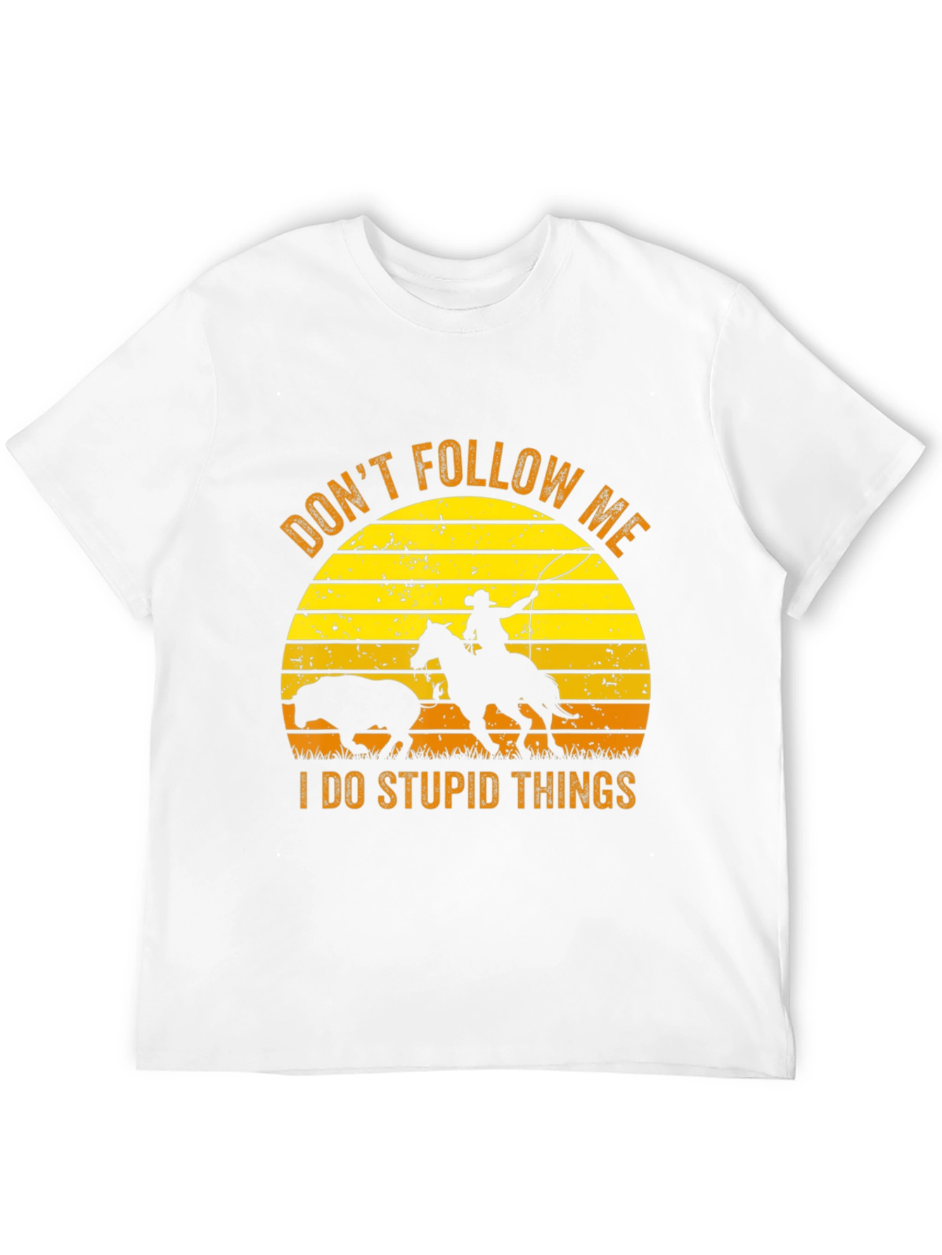 Black Don't Follow Me Black Graphic Tee view 12