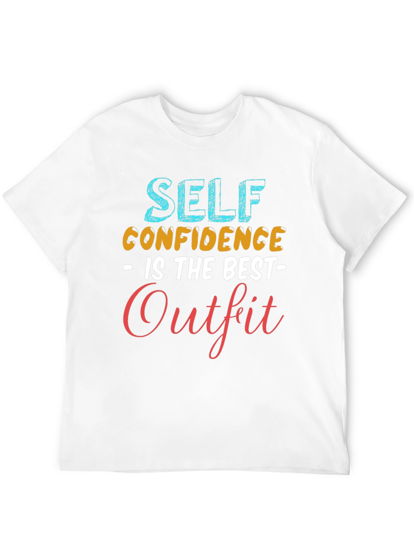 Black Self Confidence is the Best Outfit T-Shirt view 12