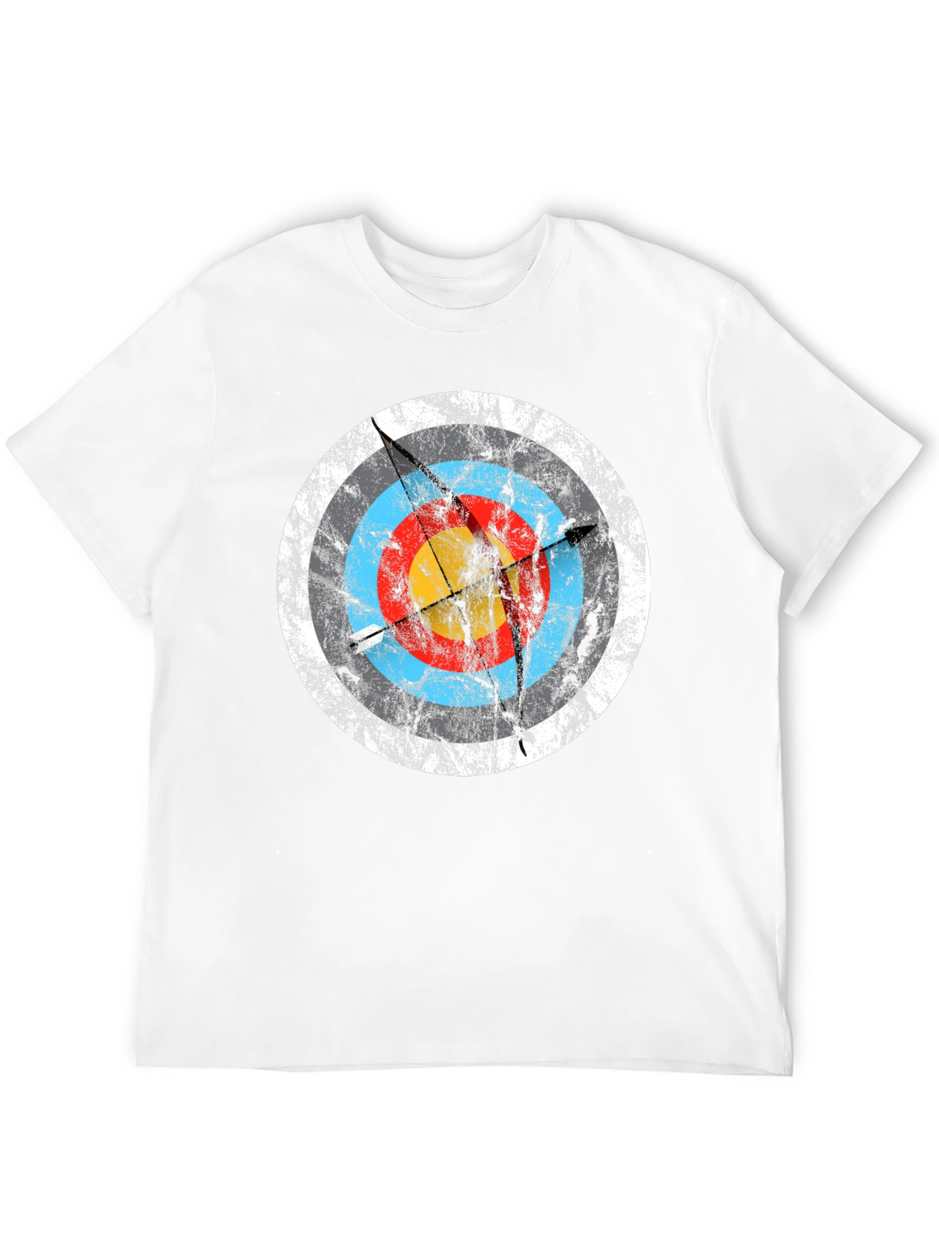 Black Archery Target Graphic T-Shirt - Black view 12