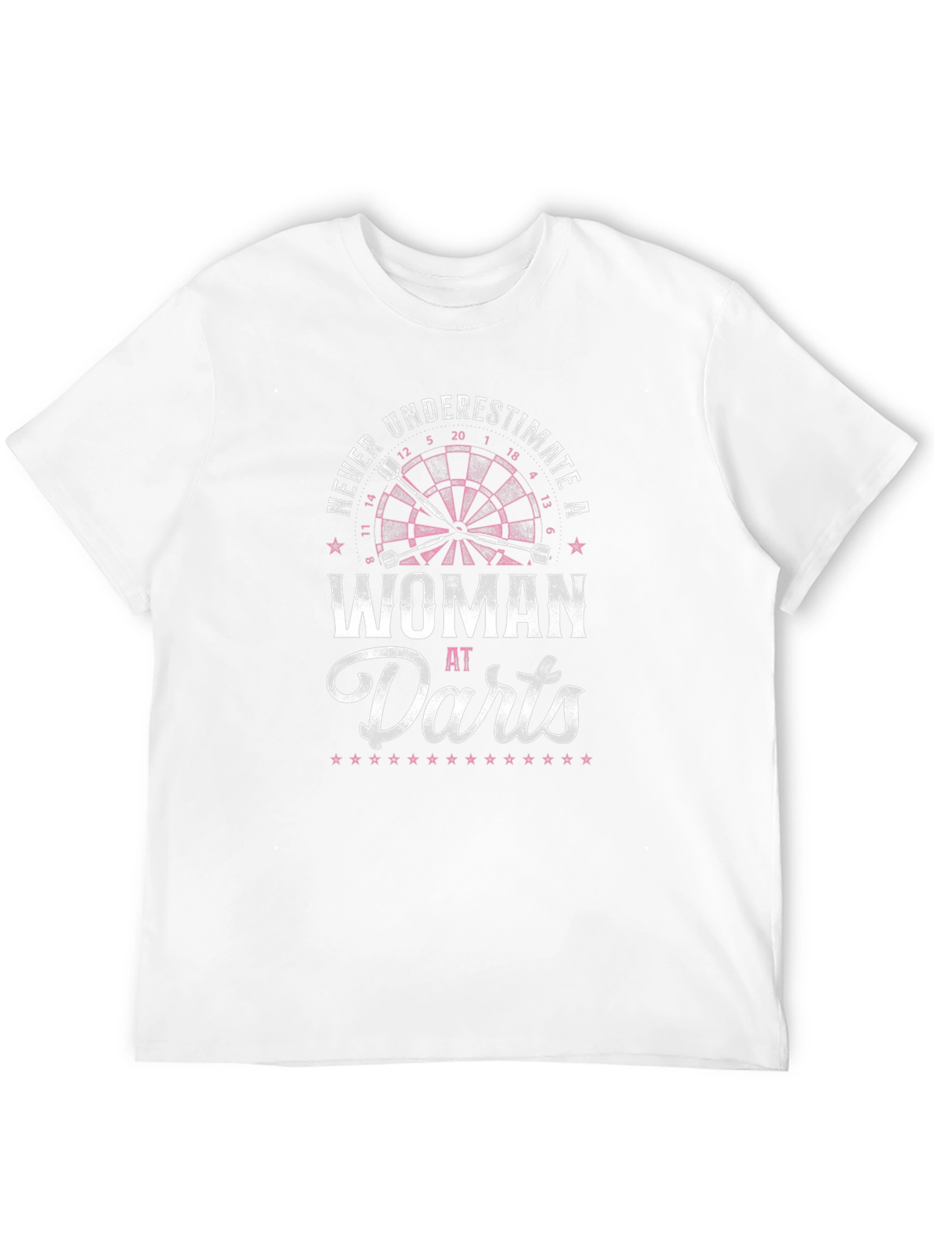 Black Never Underestimate a Woman at Darts T-Shirt view 12